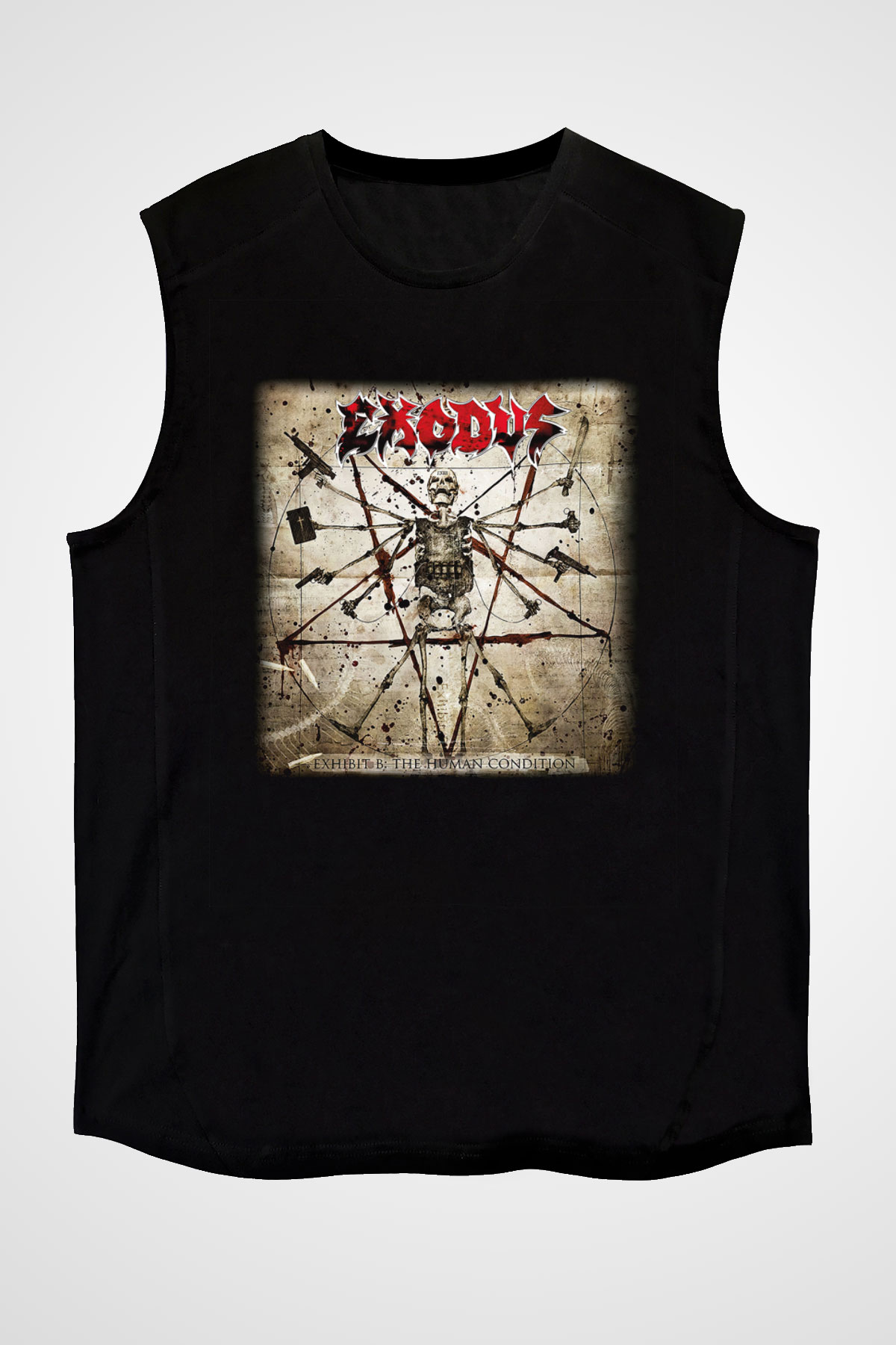Exodus Siyah Unisex Kolsuz Tişört