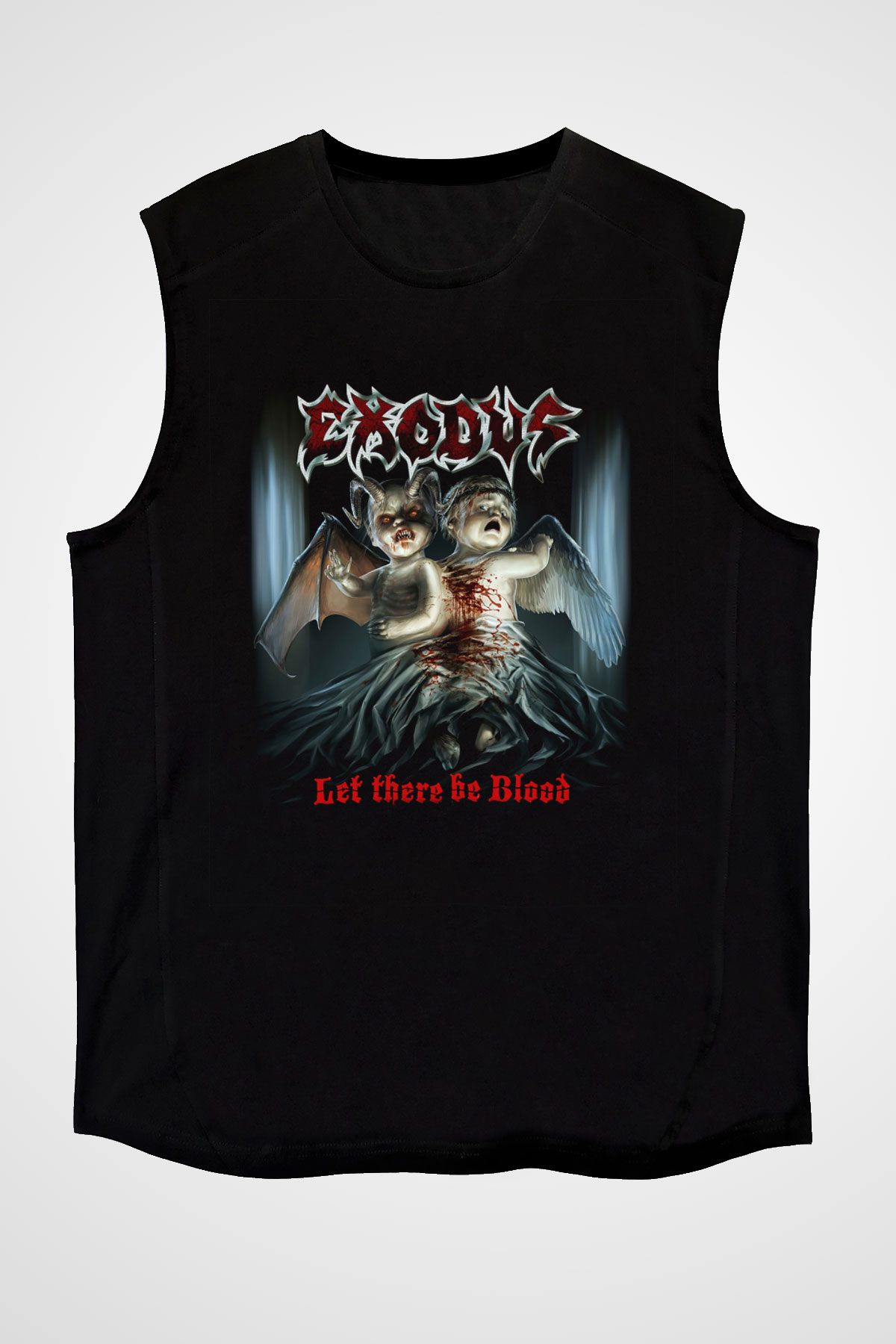 Exodus Siyah Unisex Kolsuz Tişört