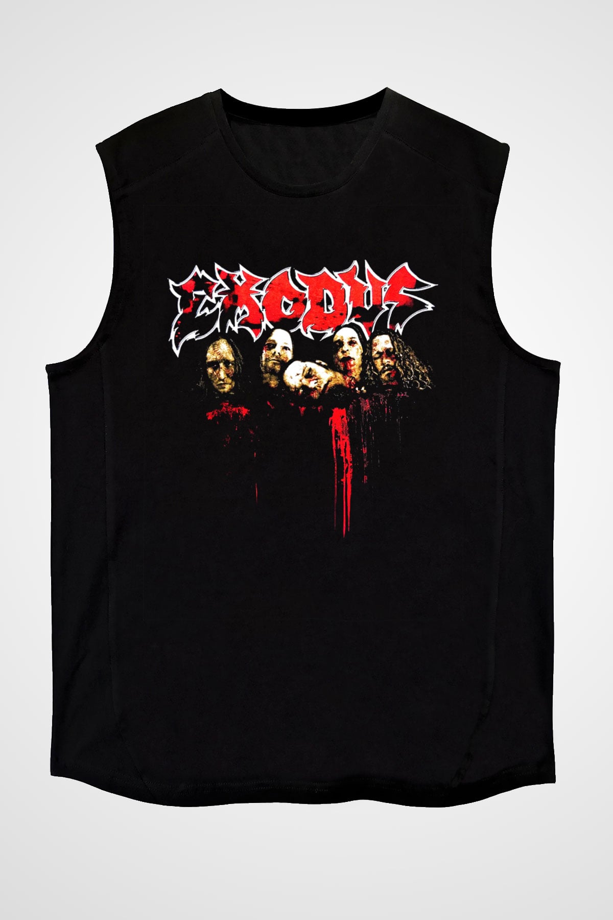 Exodus Siyah Unisex Kolsuz Tişört