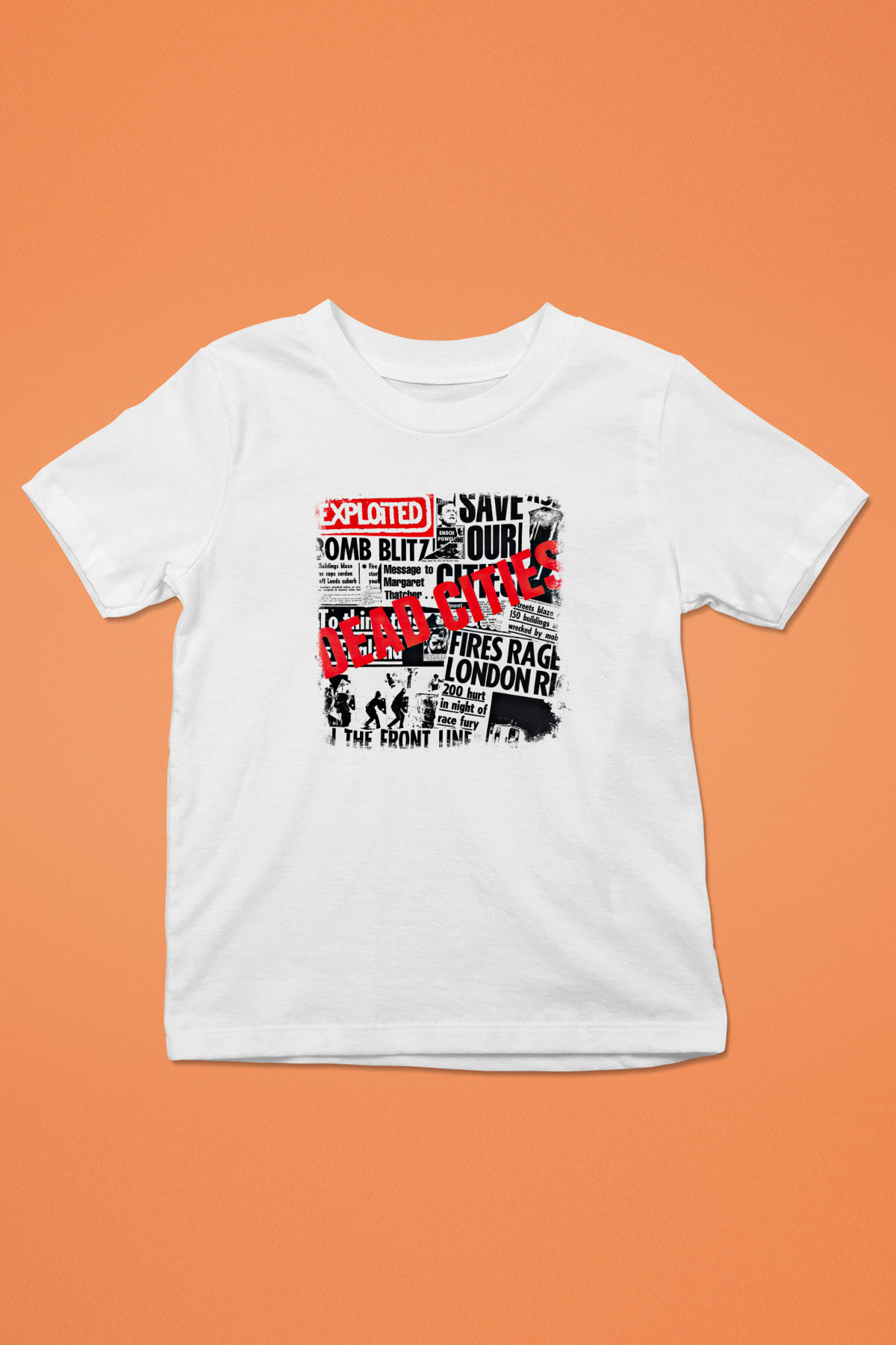 Exploited Baskılı Unisex Beyaz Çocuk Tişört