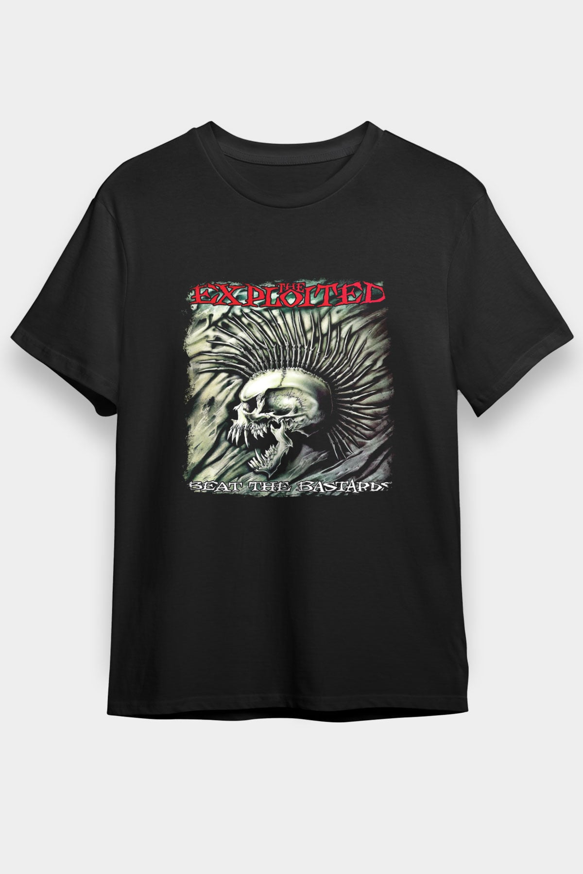 Exploited Baskılı Unisex Siyah Tişört