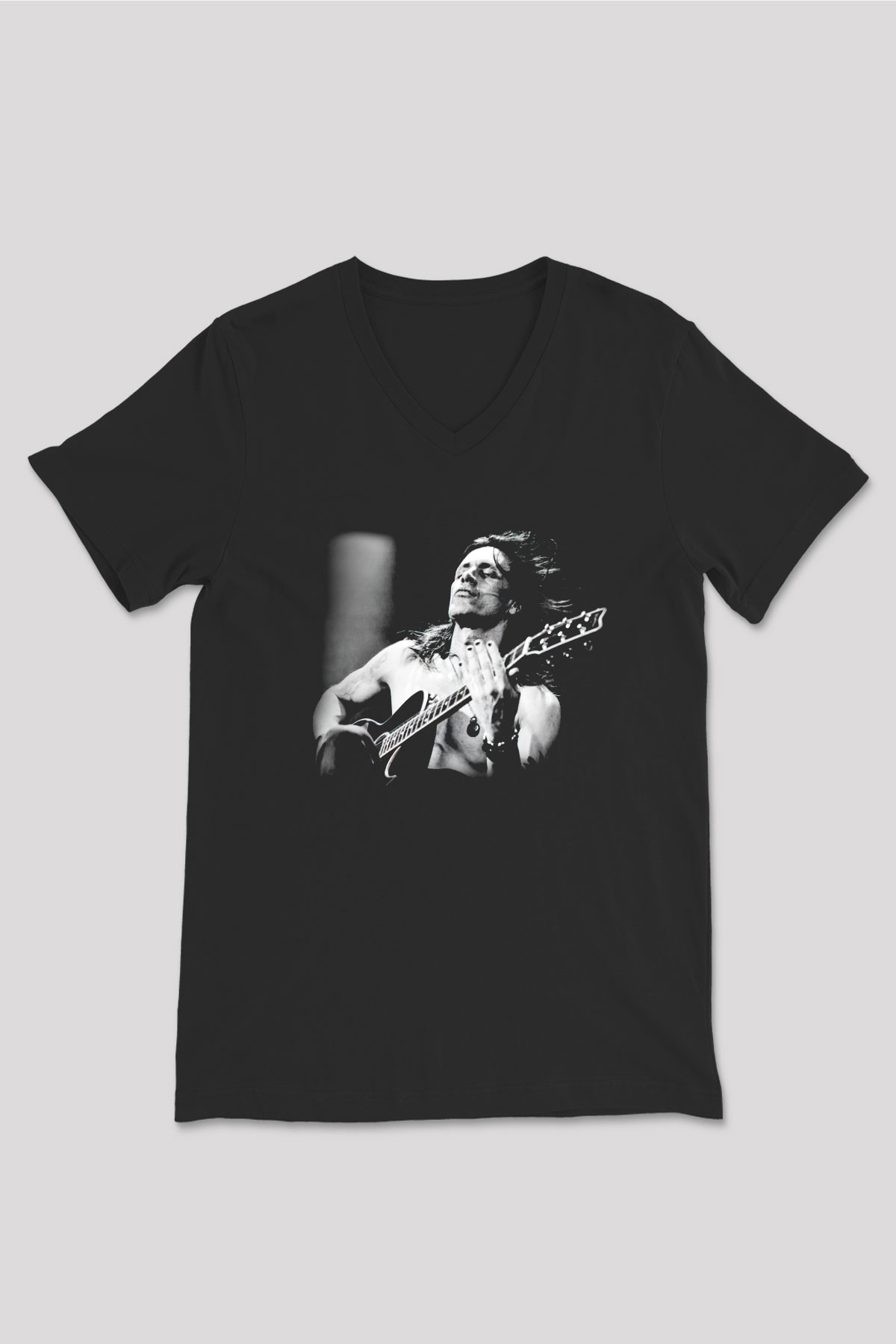 Extreme Siyah Unisex V Yaka Tişört T-Shirt