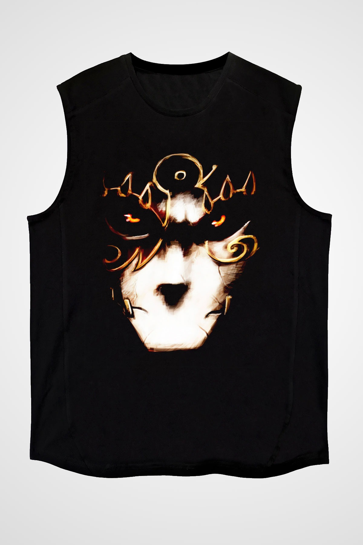 Fable Siyah Unisex Kolsuz Tişört