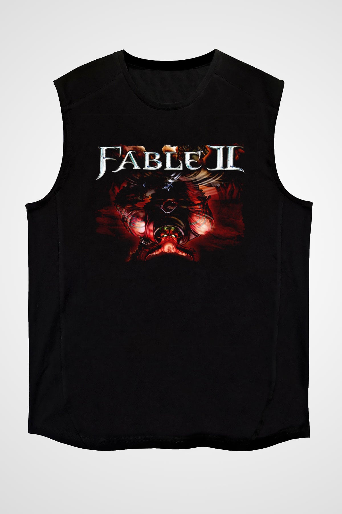 Fable Siyah Unisex Kolsuz Tişört