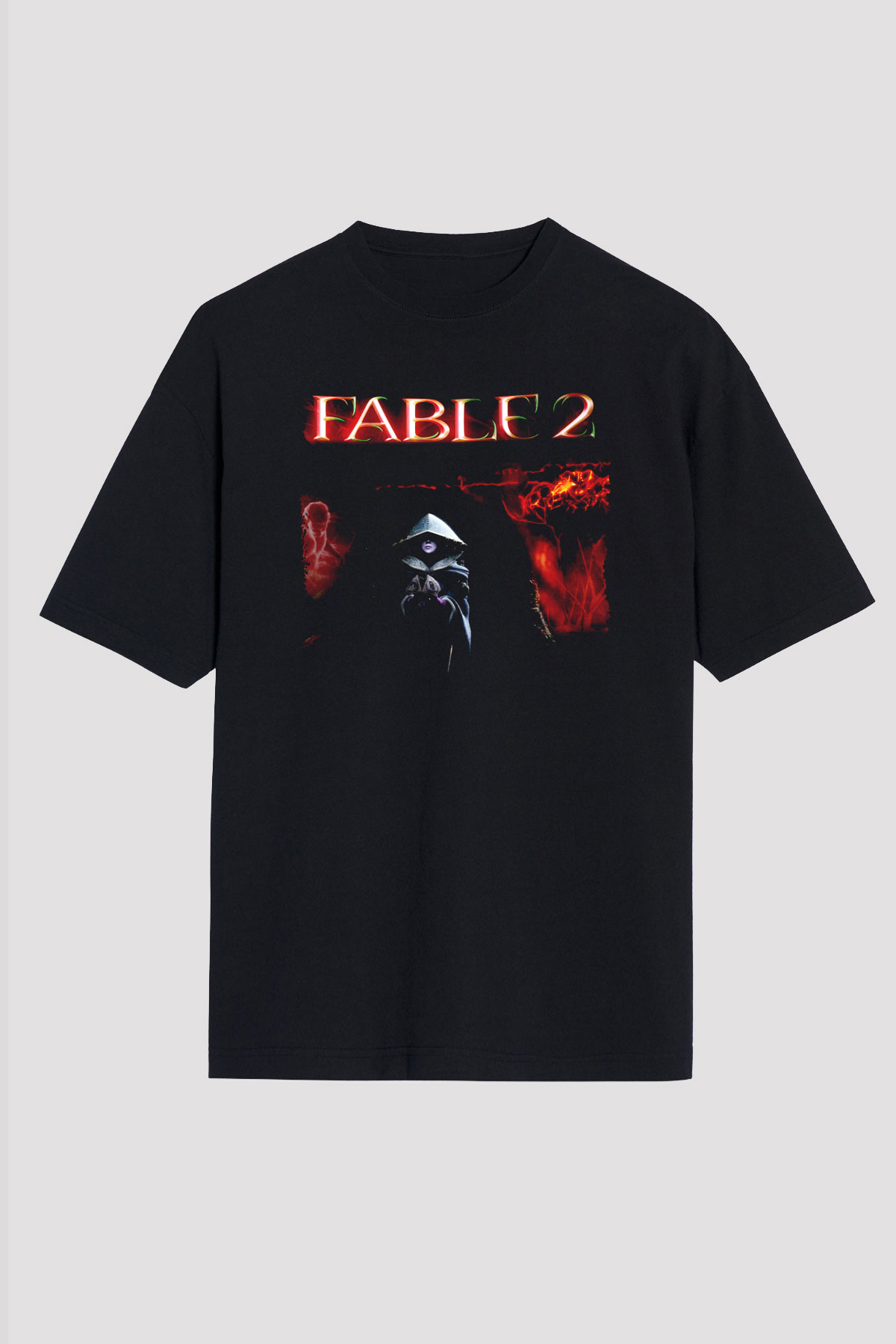 Fable Siyah Unisex Tişört T-Shirt