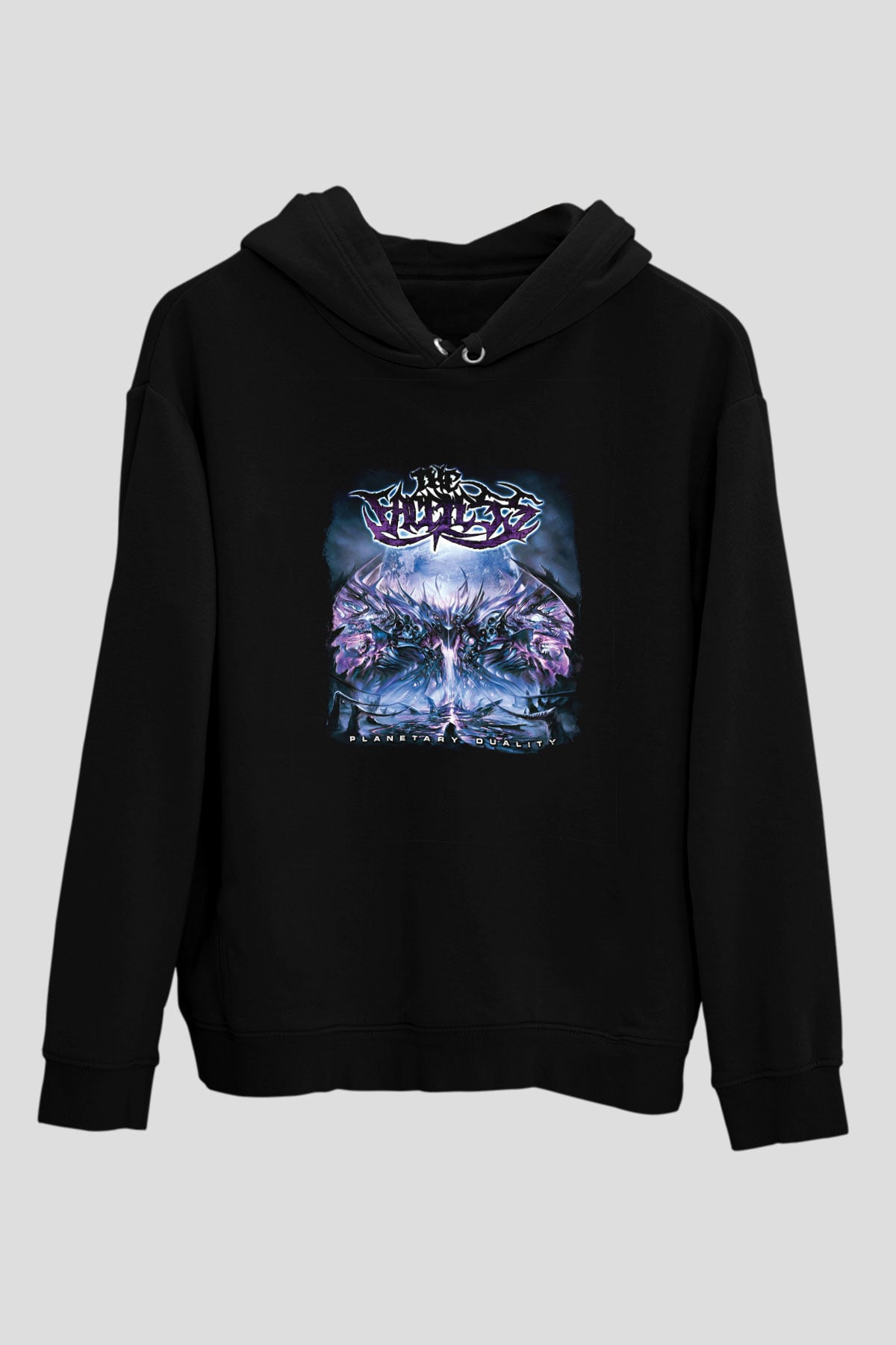 Faceless (The) Baskılı Unisex Siyah Hoodie