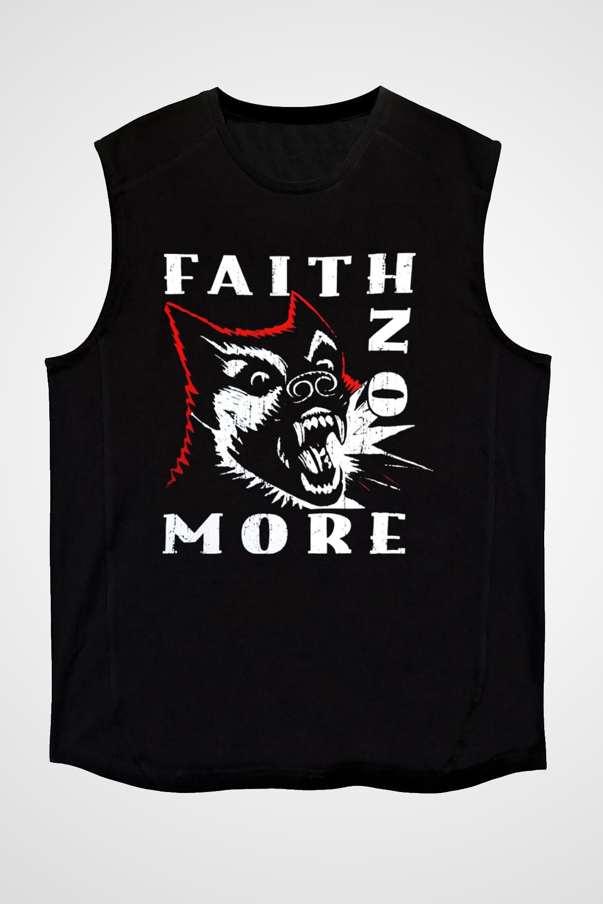 Faith No More Siyah Unisex Kolsuz Tişört