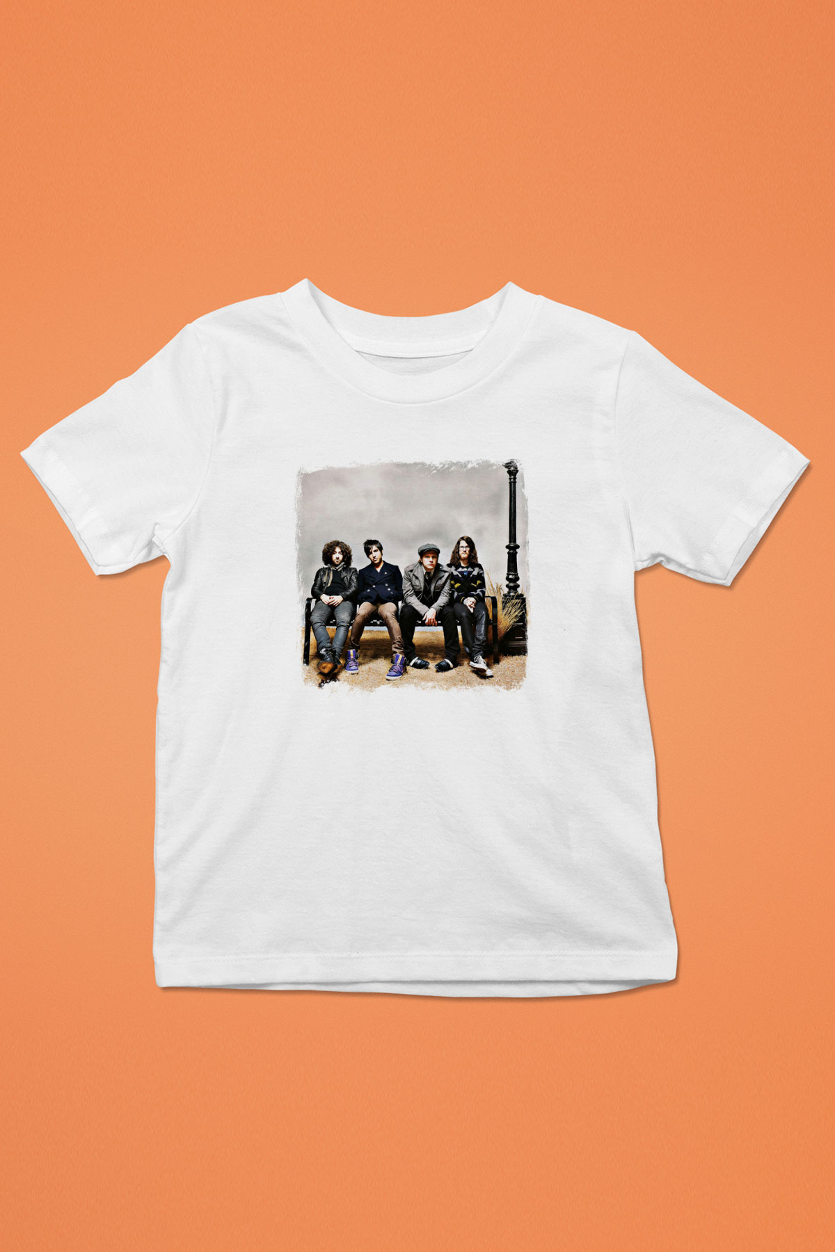 Fall Out Boy Baskılı Unisex Beyaz Çocuk Tişört