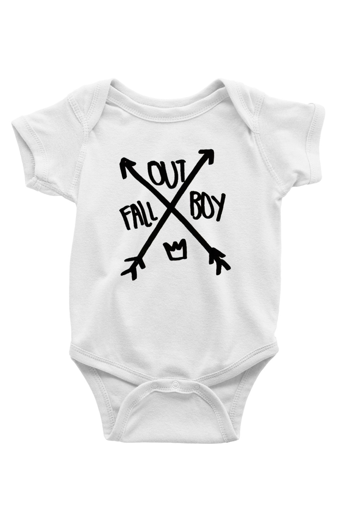 Fall Out Boy Beyaz Bebek Body - Zıbın