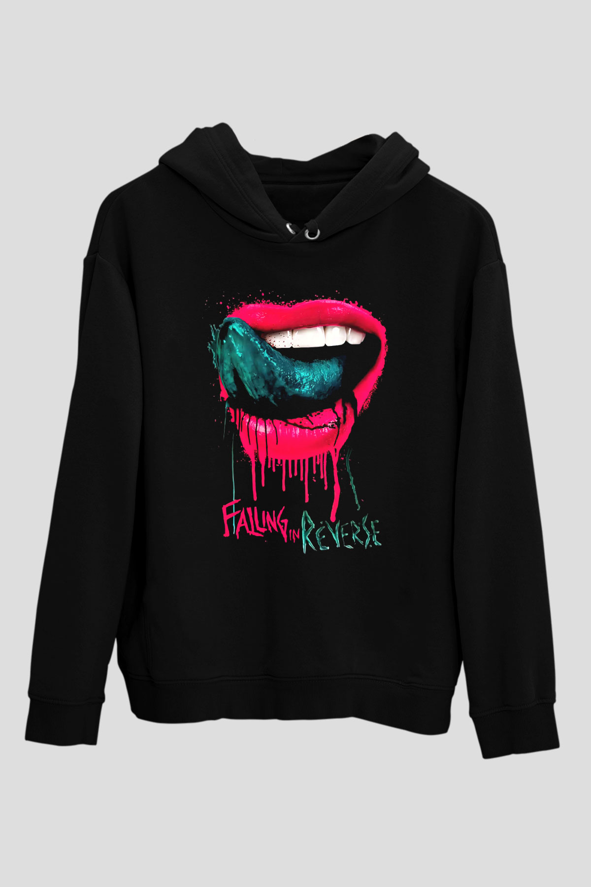 Falling In Reverse Siyah Unisex Hoodie