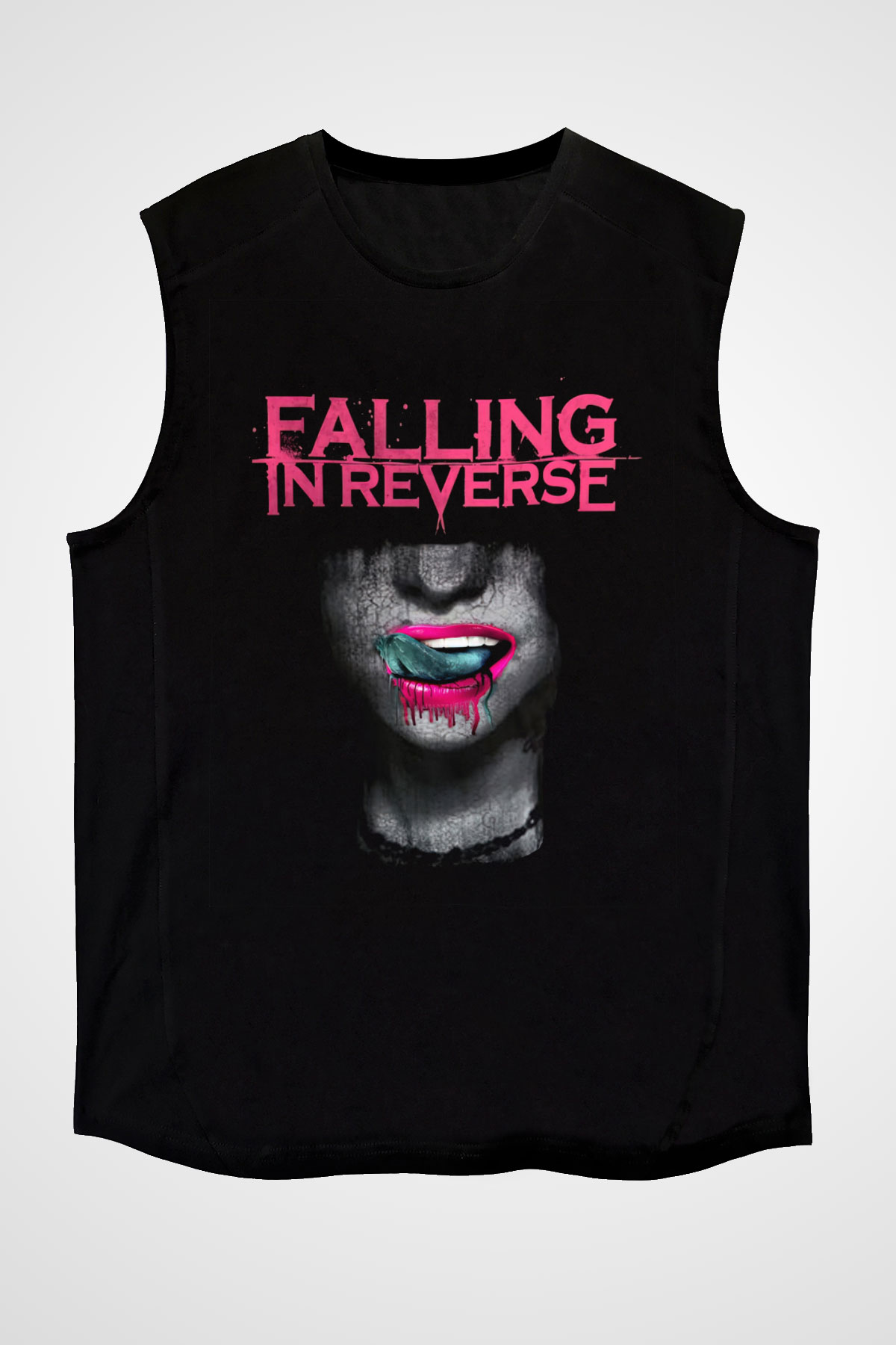 Falling In Reverse Siyah Unisex Kolsuz Tişört