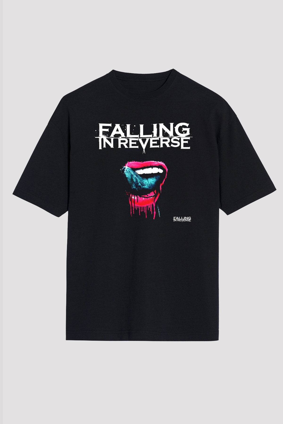 Falling In Reverse Siyah Unisex Oversize Tişört T-Shirt