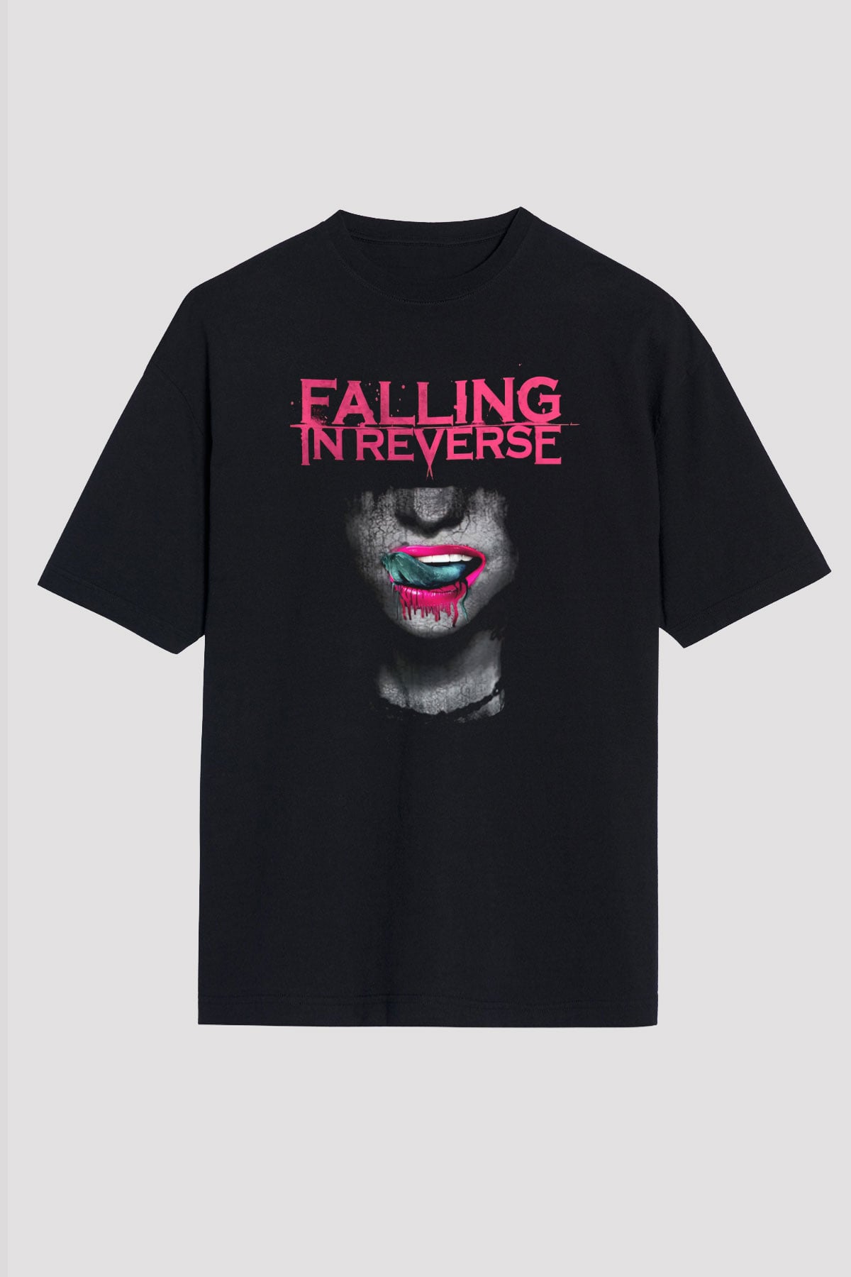 Falling In Reverse Siyah Unisex Tişört T-Shirt - TişörtFabrikası