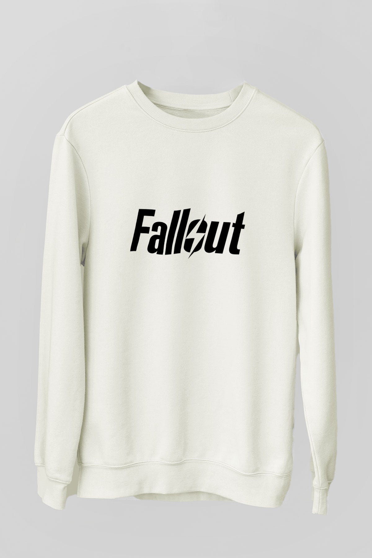 Fallout Beyaz Unisex Sweatshirt