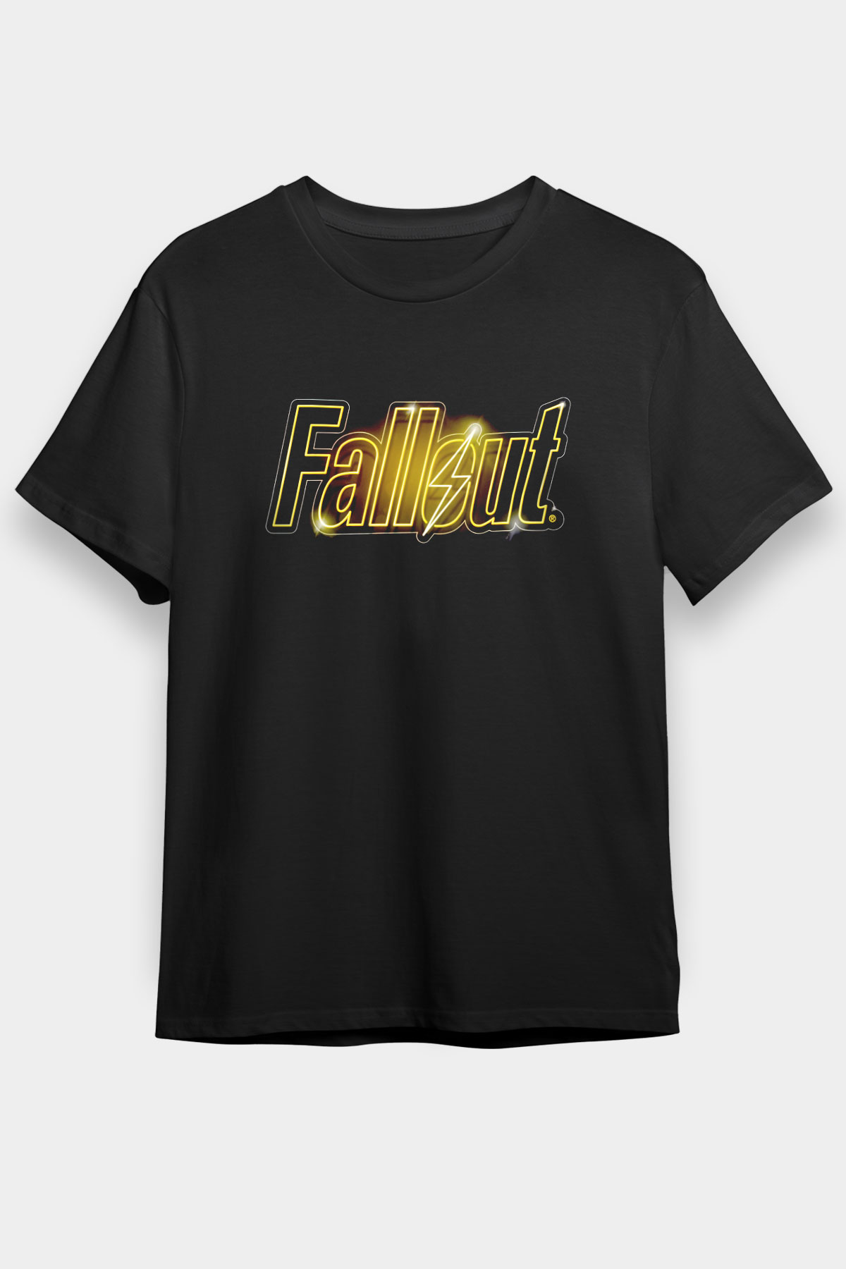 Fallout Siyah Unisex Graphic Tee - STREETWEAR