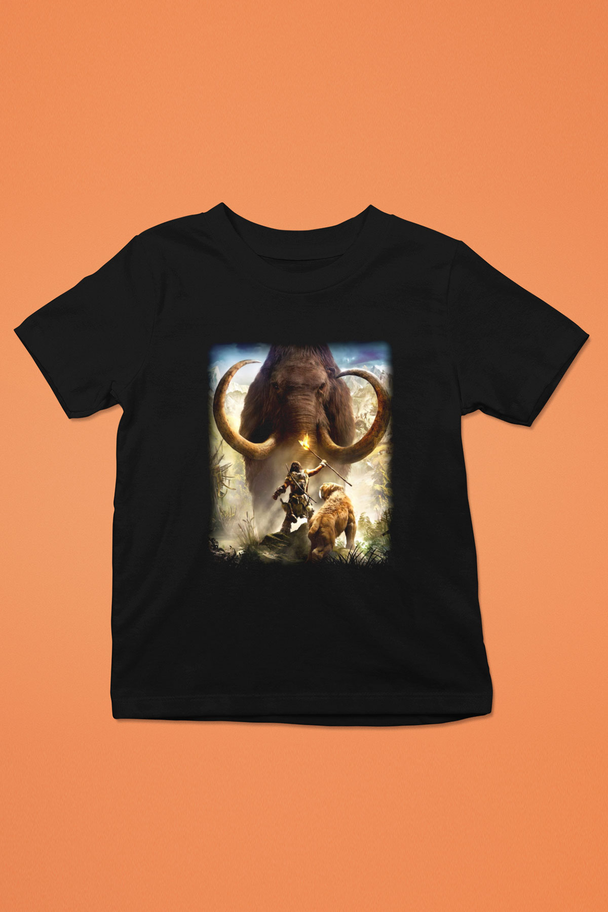 Far Cry Baskılı Siyah Unisex Çocuk Tişört