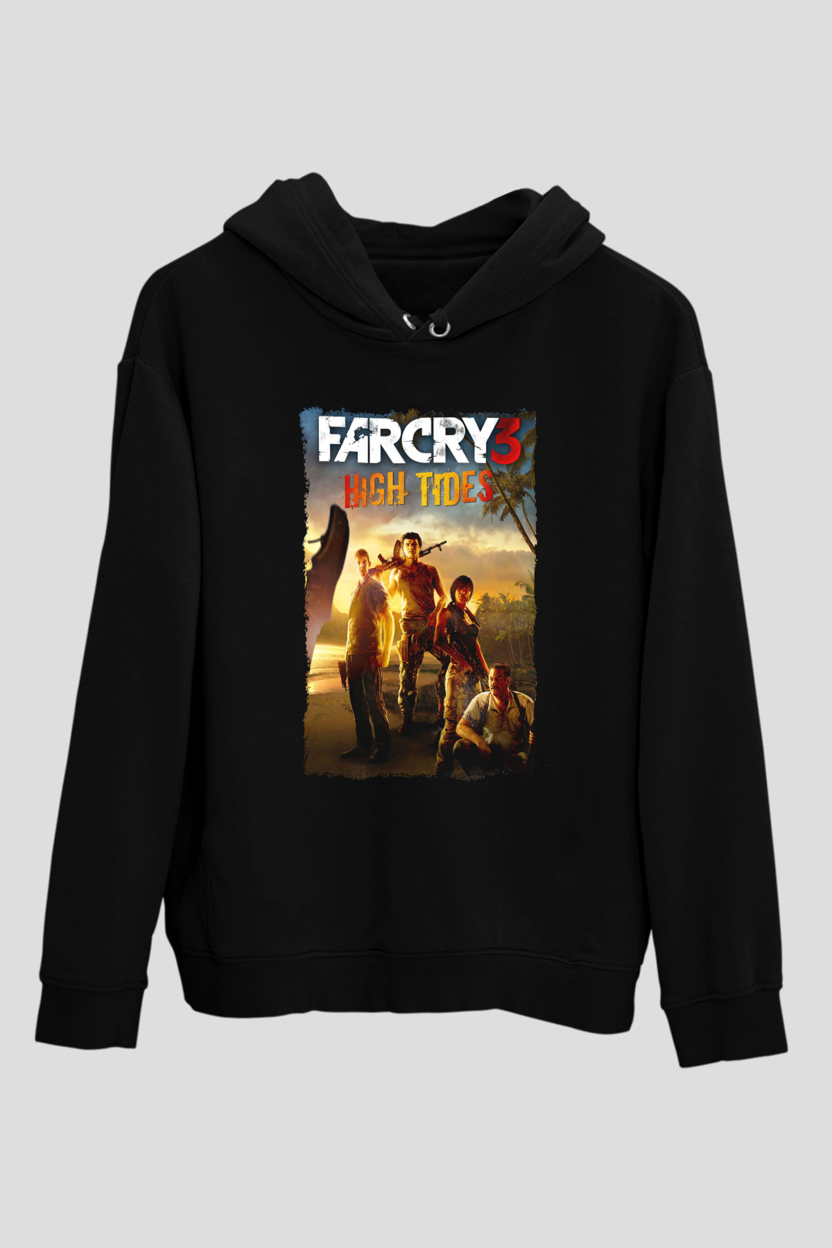 Far Cry Siyah Unisex Hoodie