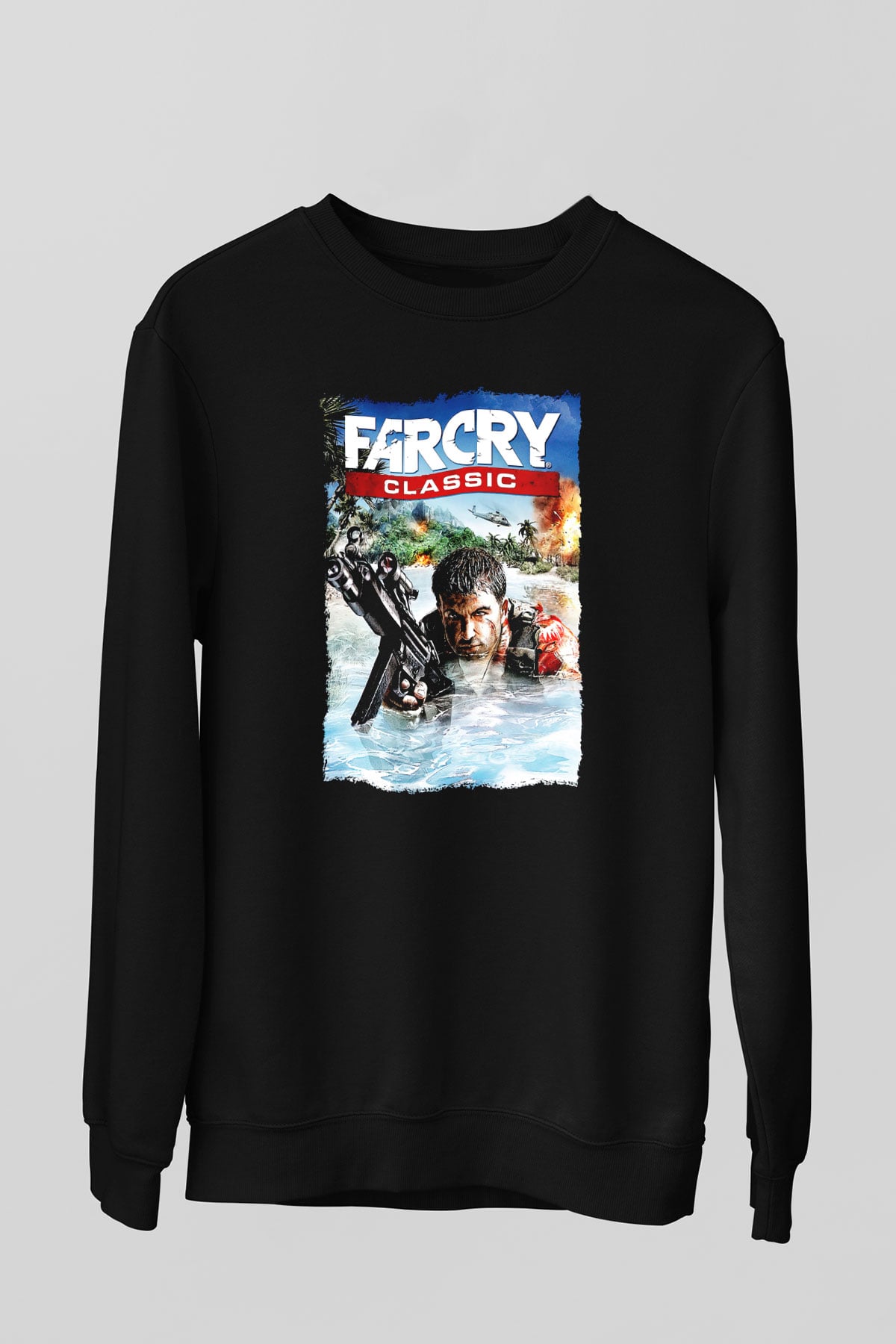 Far Cry Siyah Unisex Sweatshirt
