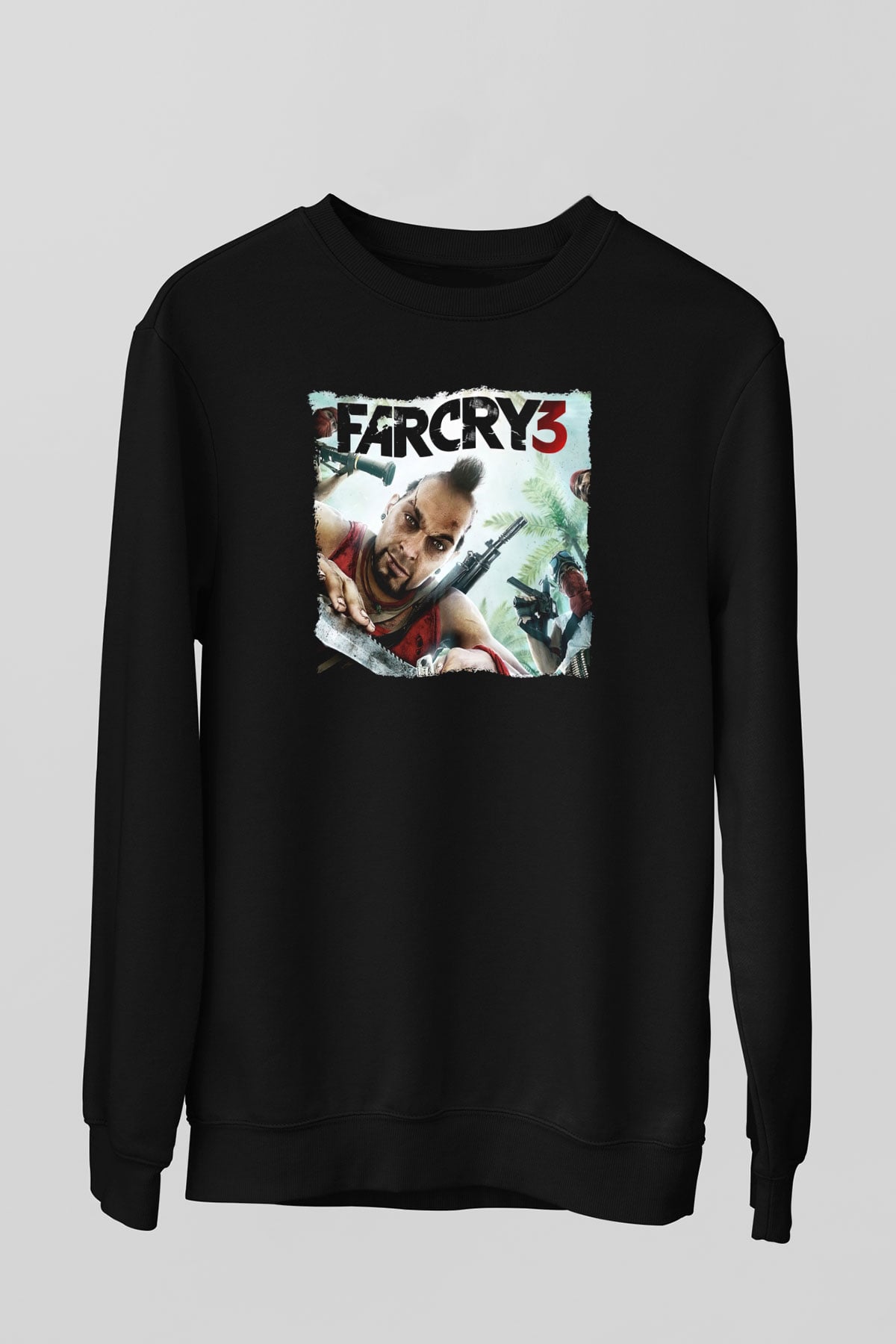 Far Cry Siyah Unisex Sweatshirt