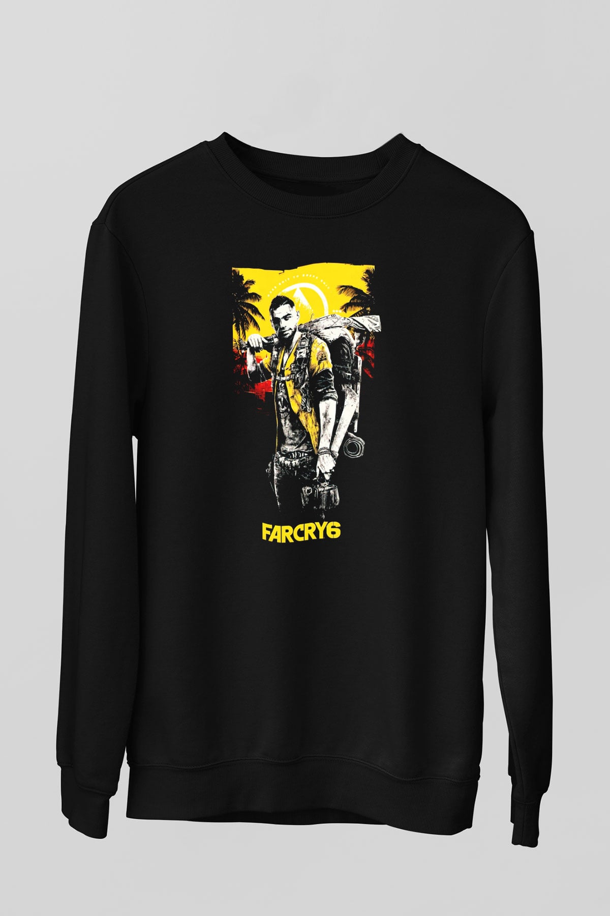 Far Cry Siyah Unisex Sweatshirt