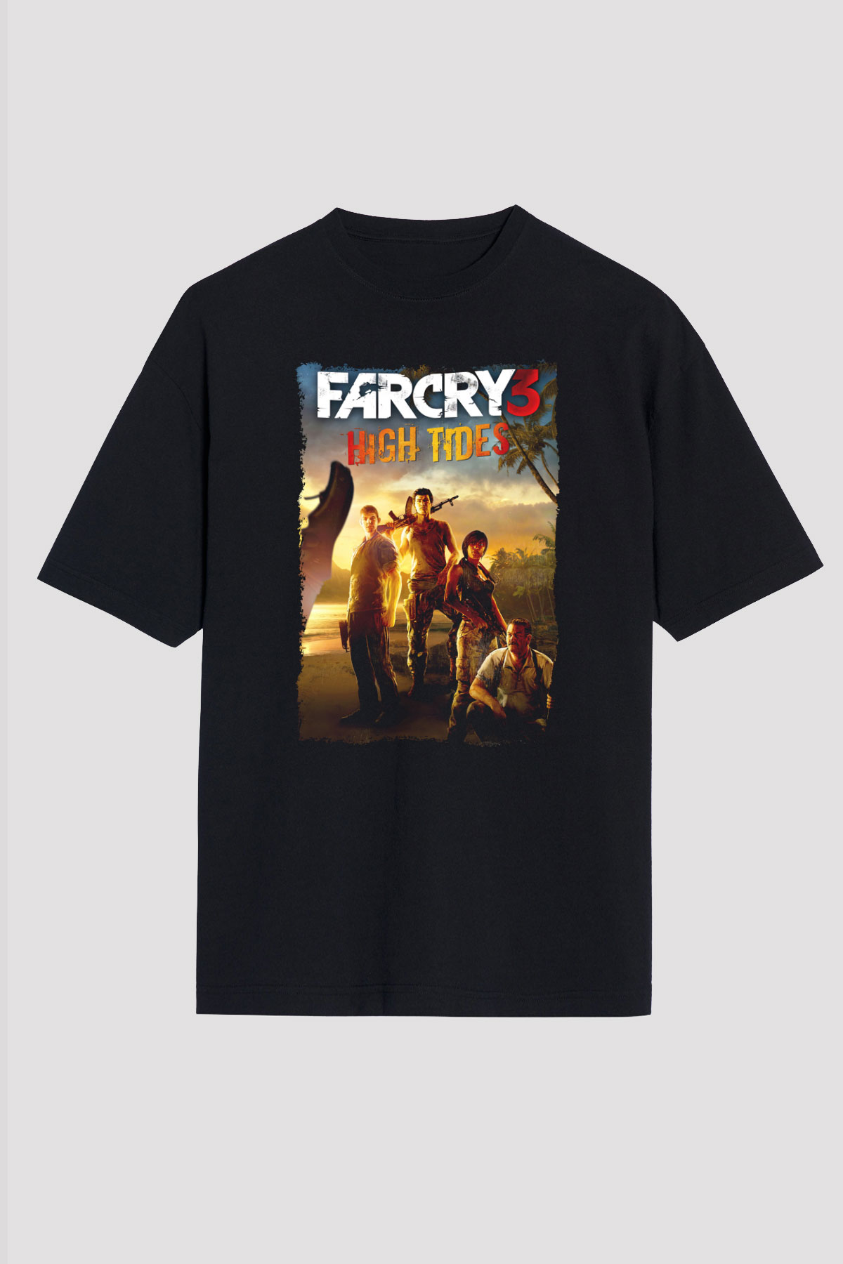Far Cry Siyah Unisex Tişört T-Shirt