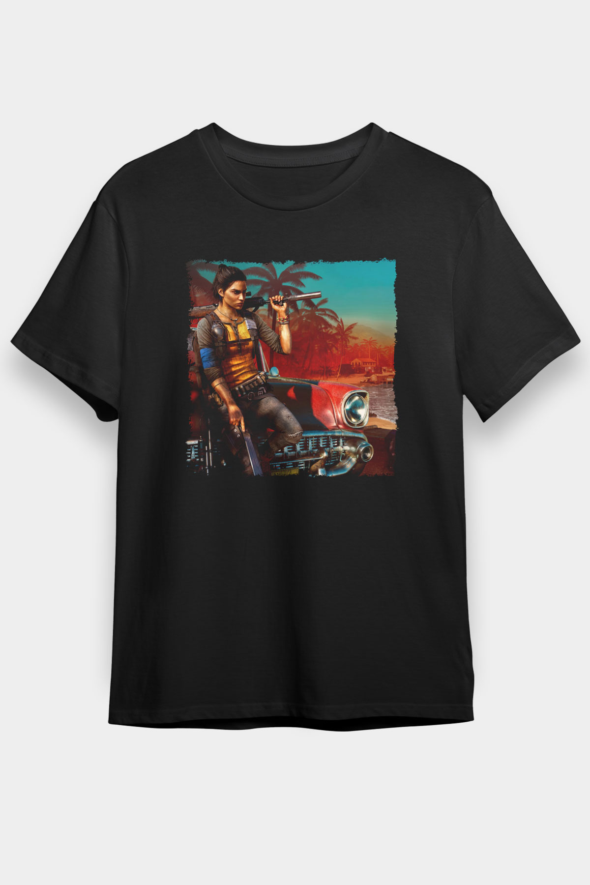 Far Cry Black Unisex Graphic Tee - STREETWEAR