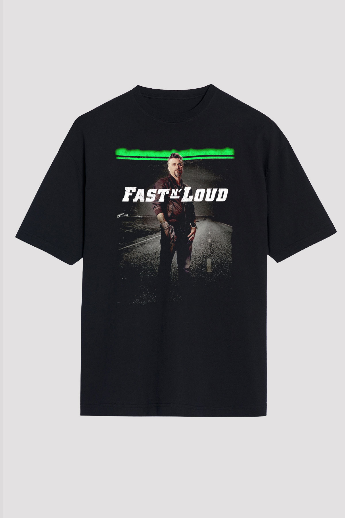 Fast N' Loud Siyah Unisex Tişört T-Shirt