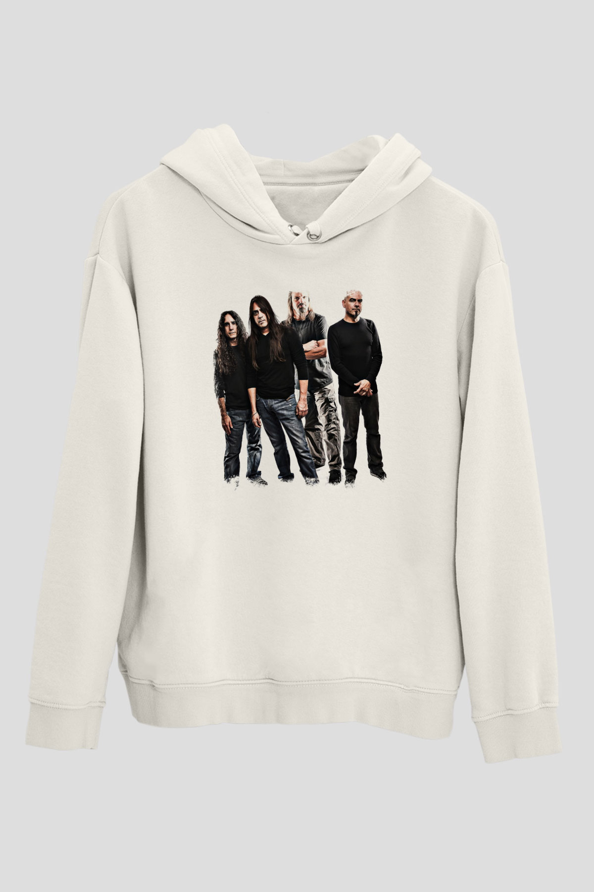 Fates Warning Baskılı Unisex Beyaz Hoodie