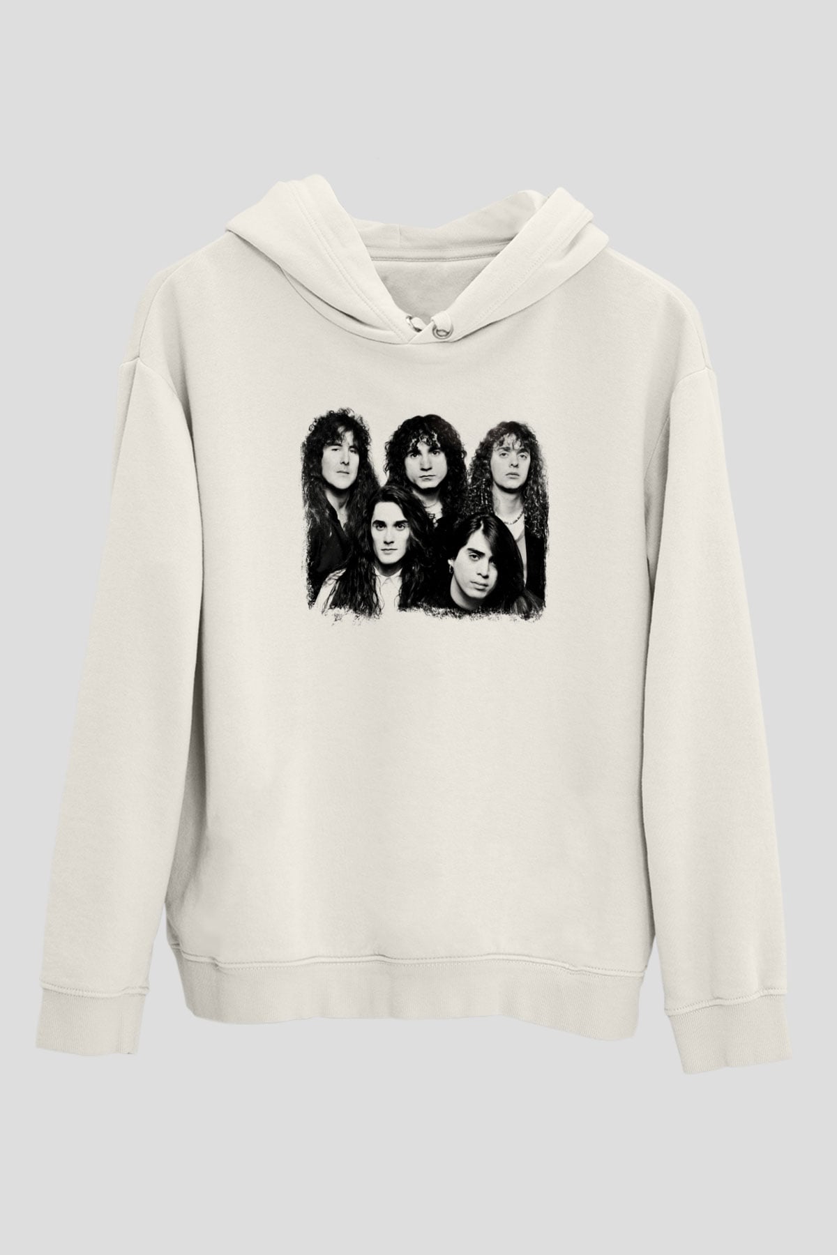 Fates Warning Baskılı Unisex Beyaz Hoodie