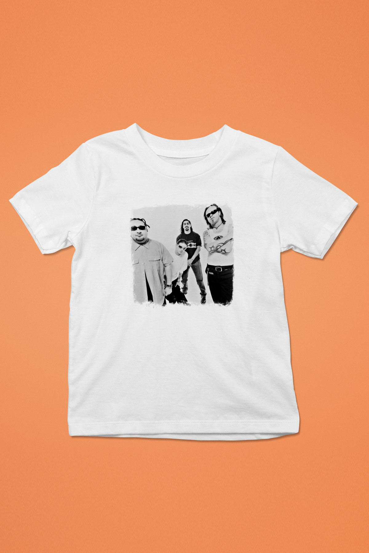 Fear Factory Baskılı Unisex Beyaz Çocuk Tişört