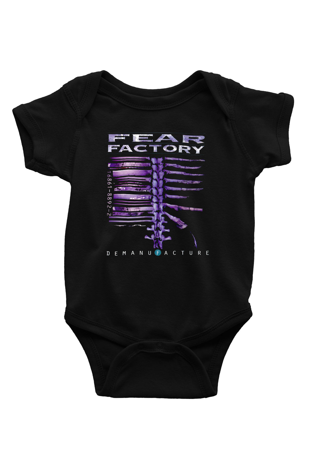 Fear Factory Siyah Bebek Body - Zıbın