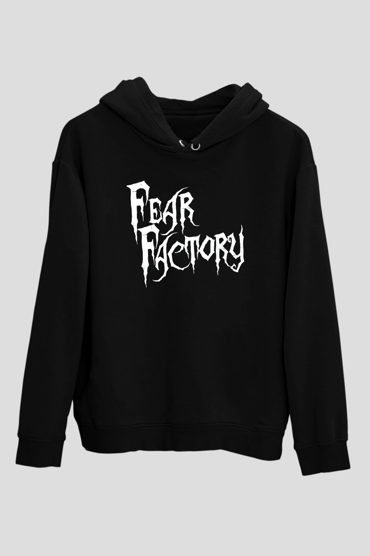 Fear Factory Siyah Unisex Kapüşonlu Sweatshirt
