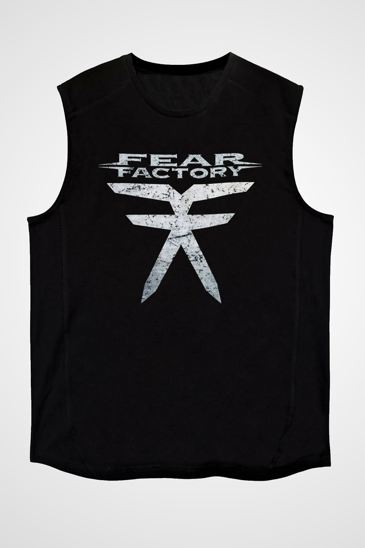 Fear Factory Siyah Unisex Kolsuz Tişört