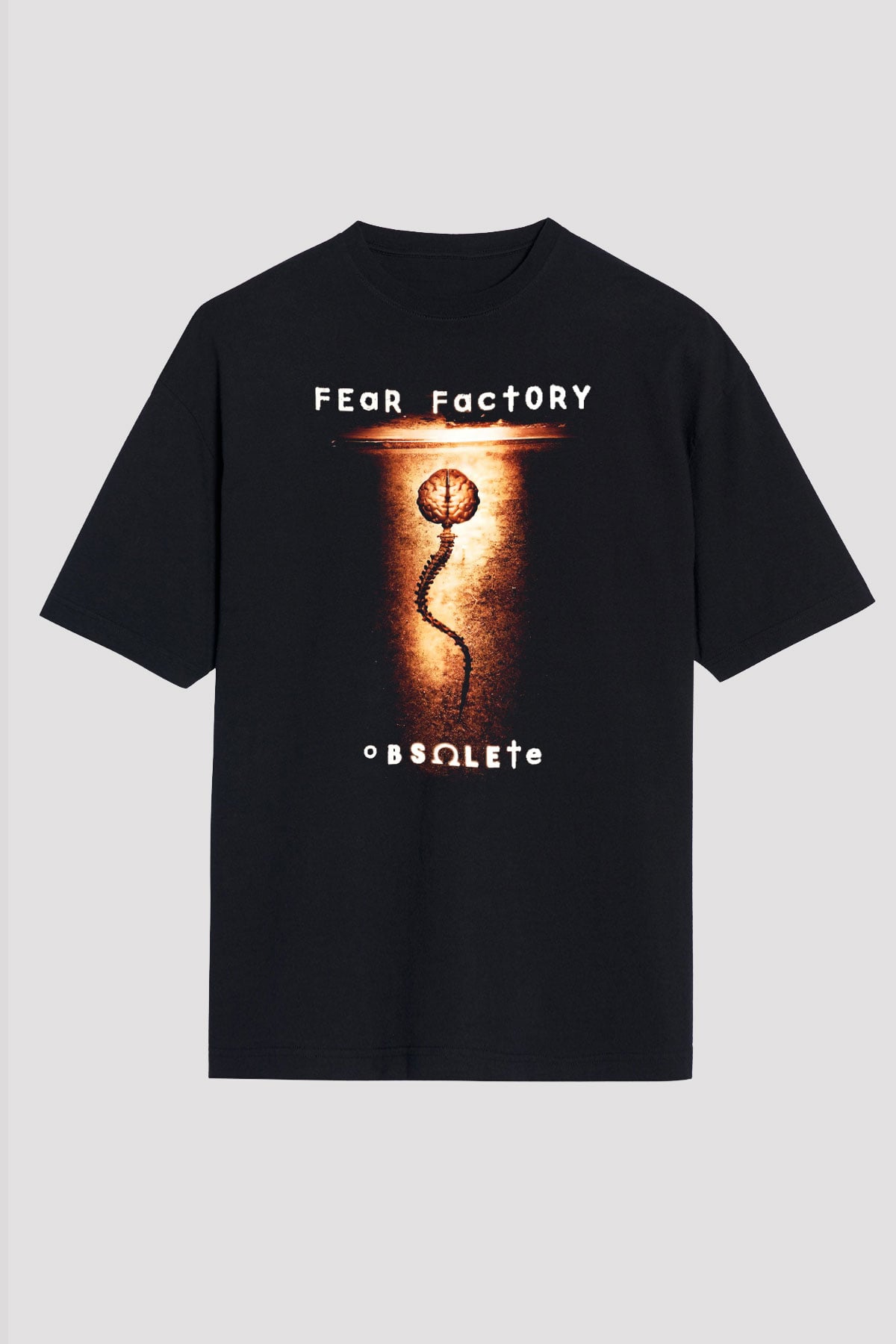 Fear Factory Siyah Unisex Oversize Tişört T-Shirt