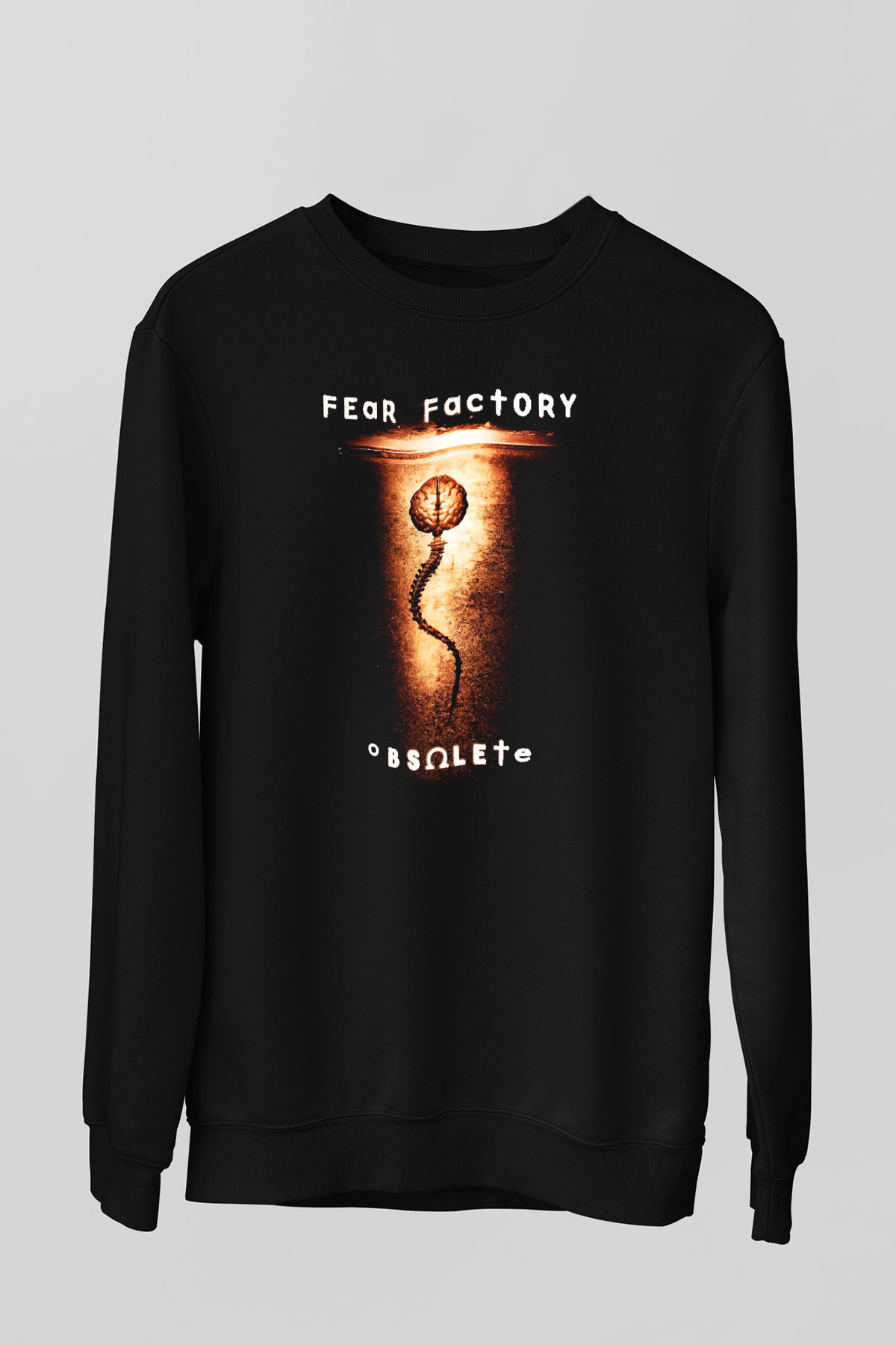 Fear Factory Siyah Unisex Sweatshirt