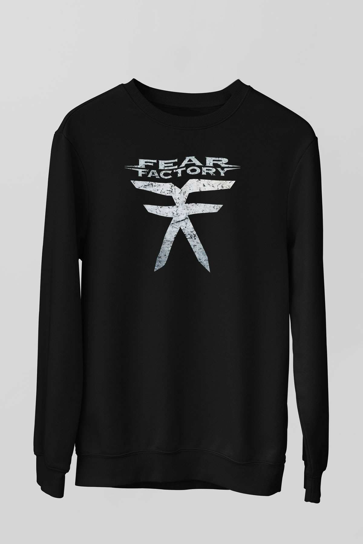 Fear Factory Siyah Unisex Sweatshirt