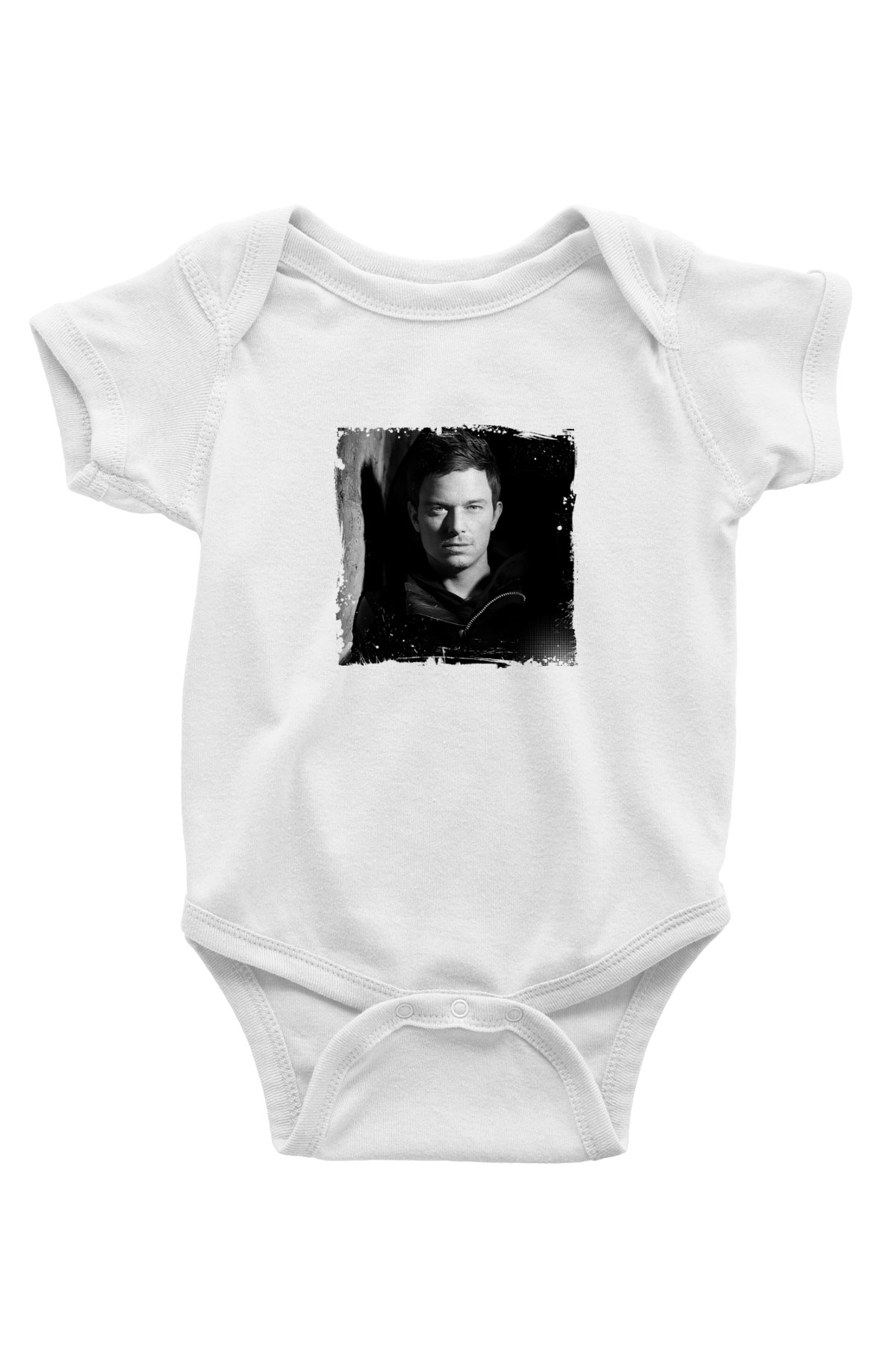 Fedde Le Grand Baskılı Beyaz Bebek Body - Zıbın