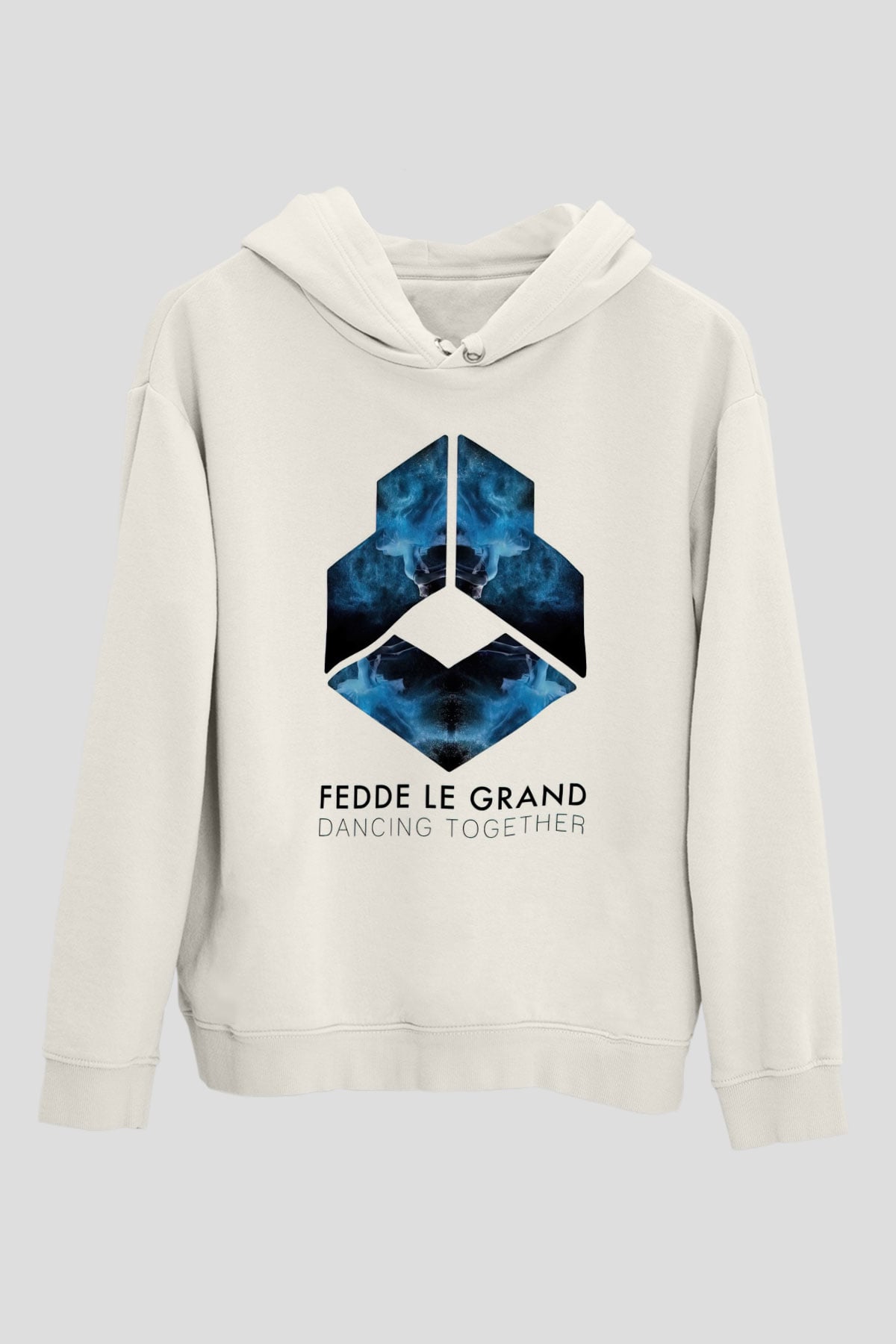 Fedde Le Grand Beyaz Unisex Kapüşonlu Sweatshirt