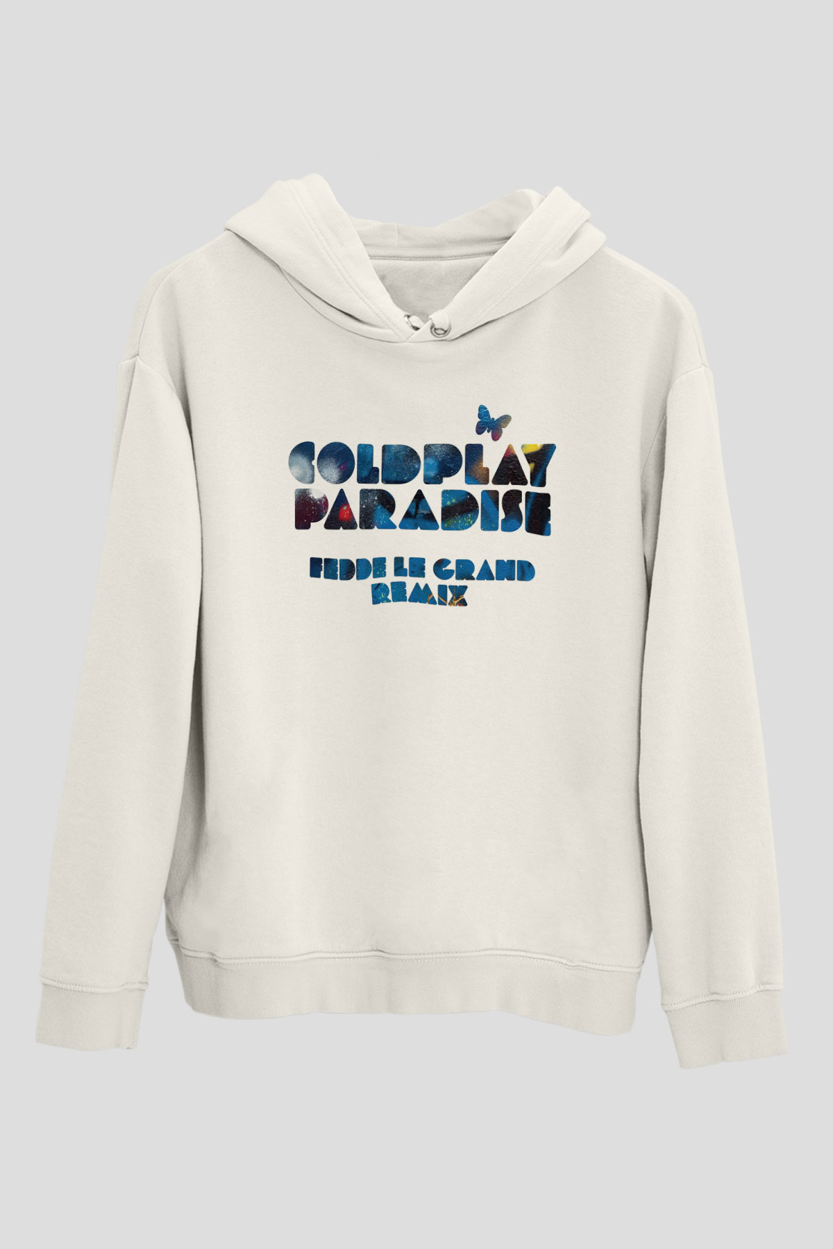Fedde Le Grand Beyaz Unisex Kapüşonlu Sweatshirt