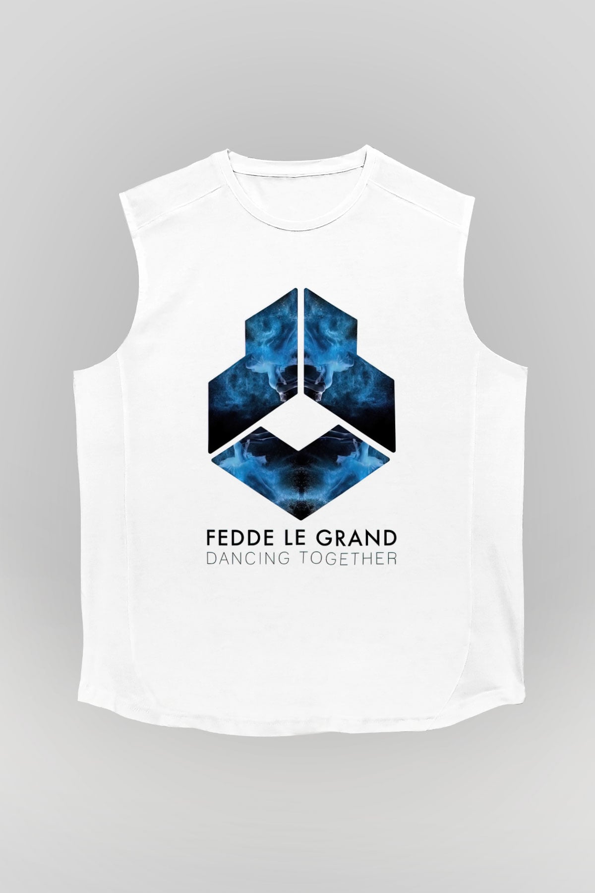 Fedde Le Grand Beyaz Unisex Kolsuz Tişört