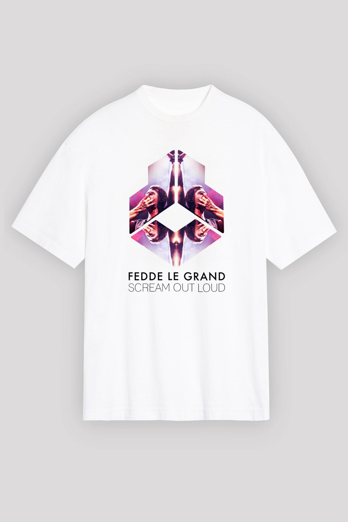 Fedde Le Grand Beyaz Unisex Tişört T-Shirt - TişörtFabrikası
