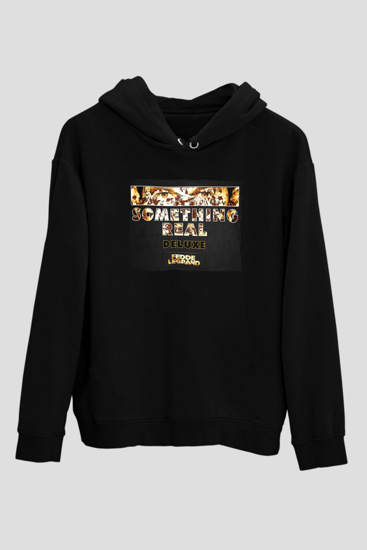 Fedde Le Grand Siyah Unisex Kapüşonlu Sweatshirt