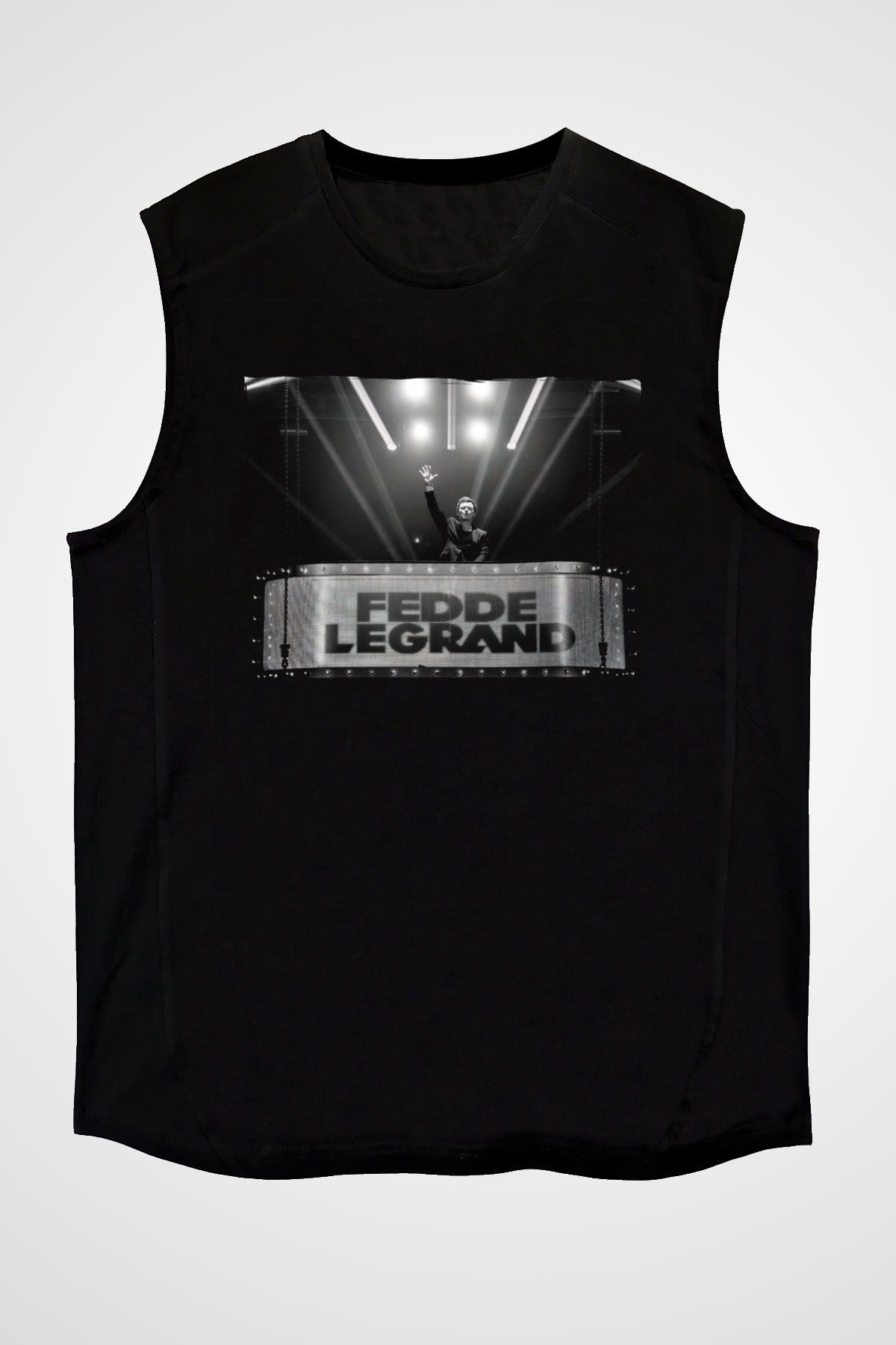 Fedde Le Grand Siyah Unisex Kolsuz Tişört