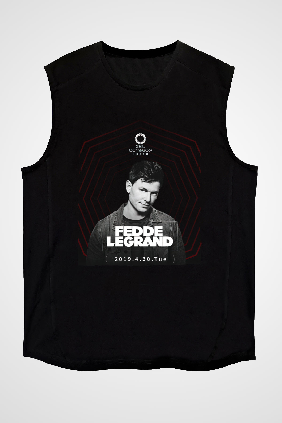 Fedde Le Grand Siyah Unisex Kolsuz Tişört