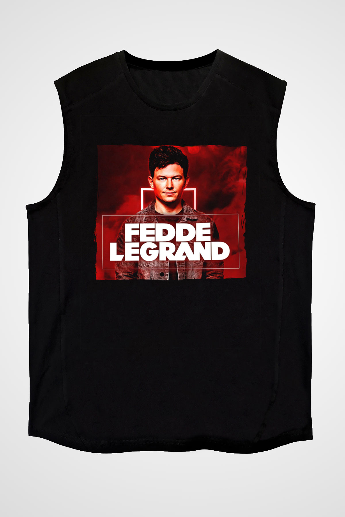 Fedde Le Grand Siyah Unisex Kolsuz Tişört