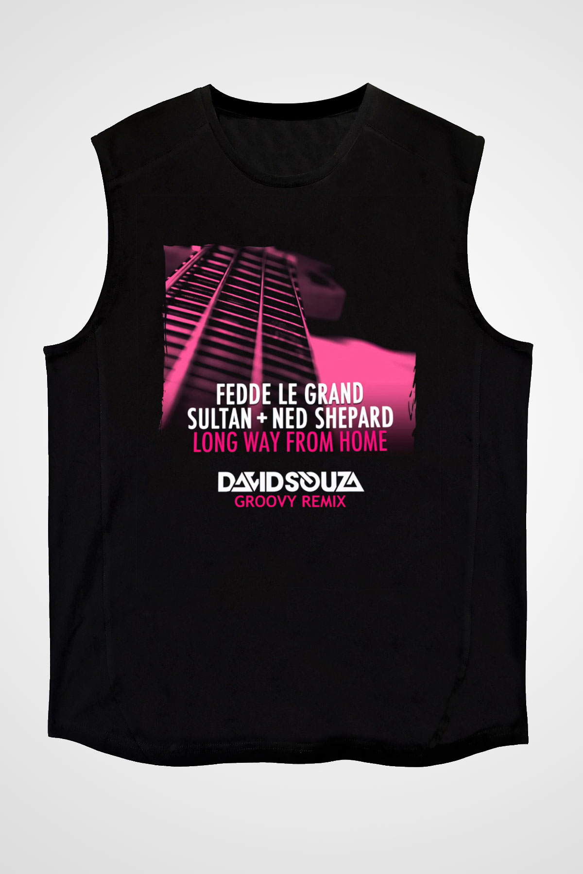 Fedde Le Grand Siyah Unisex Kolsuz Tişört