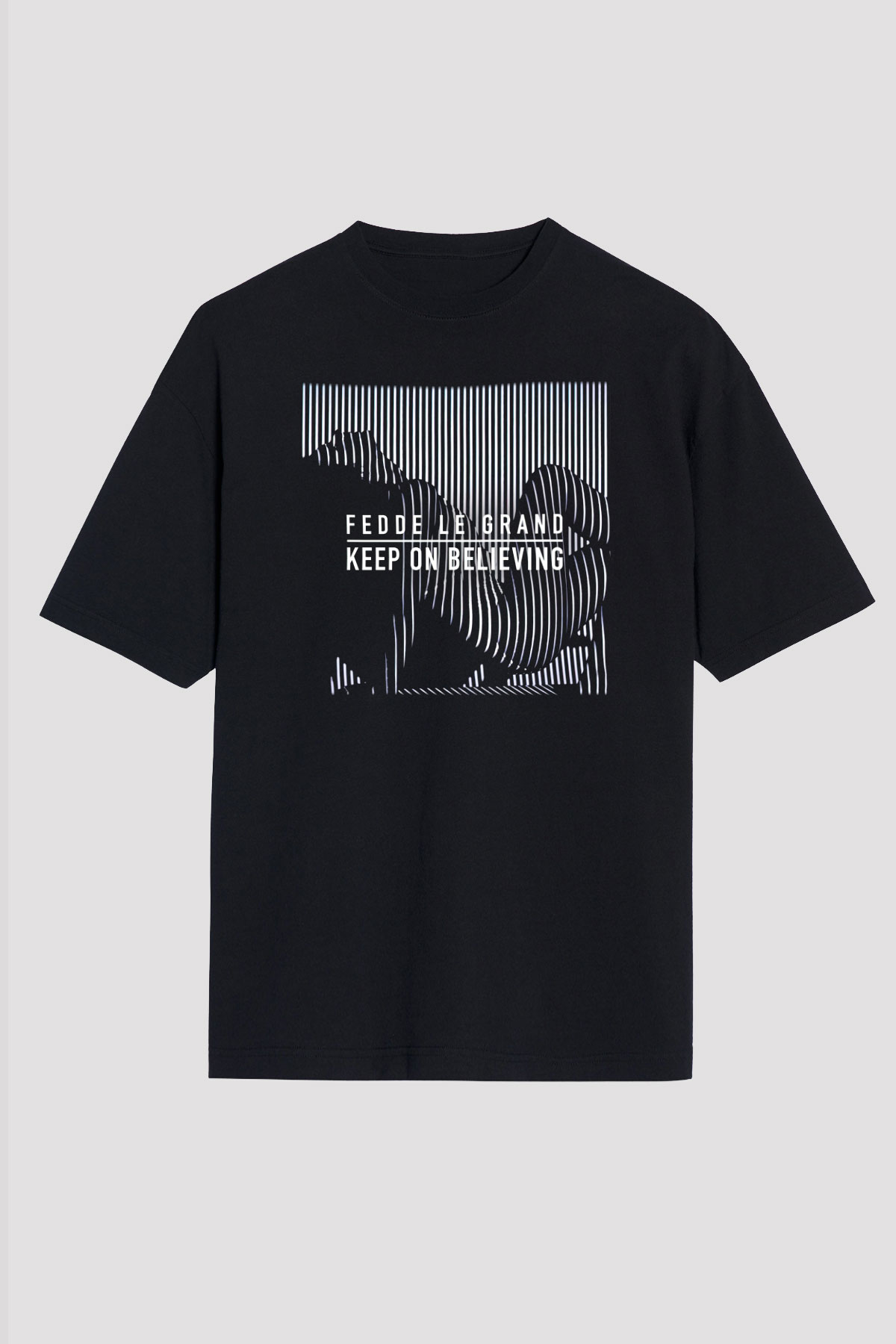 Fedde Le Grand Siyah Unisex Oversize Tişört T-Shirt