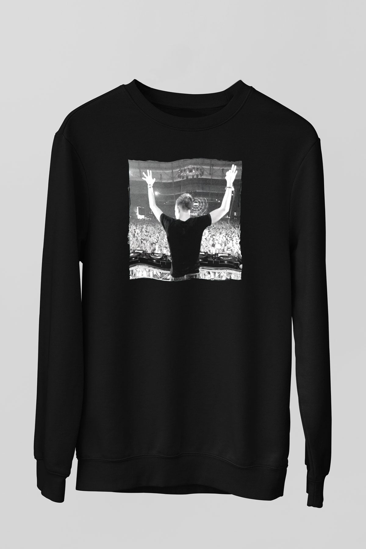 Fedde Le Grand Siyah Unisex Sweatshirt