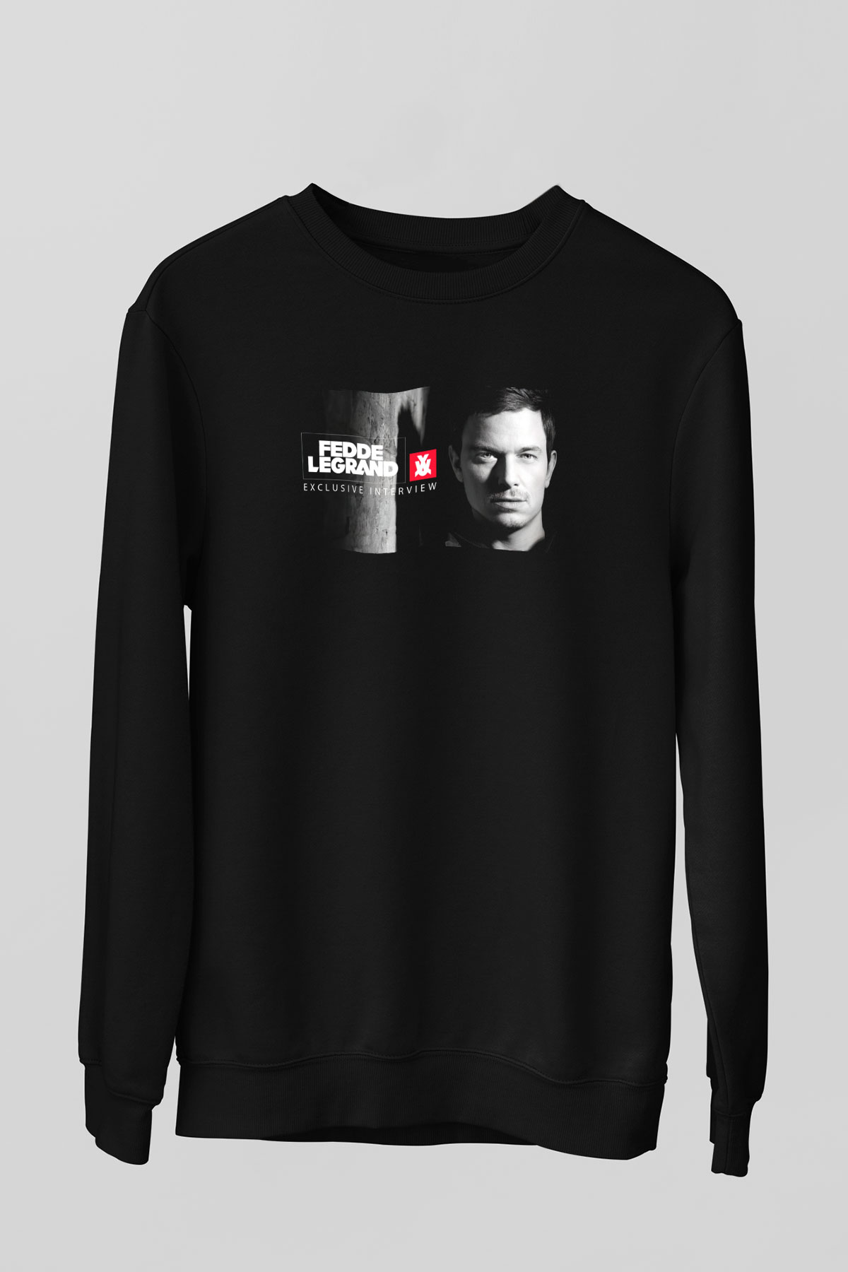Fedde Le Grand Siyah Unisex Sweatshirt