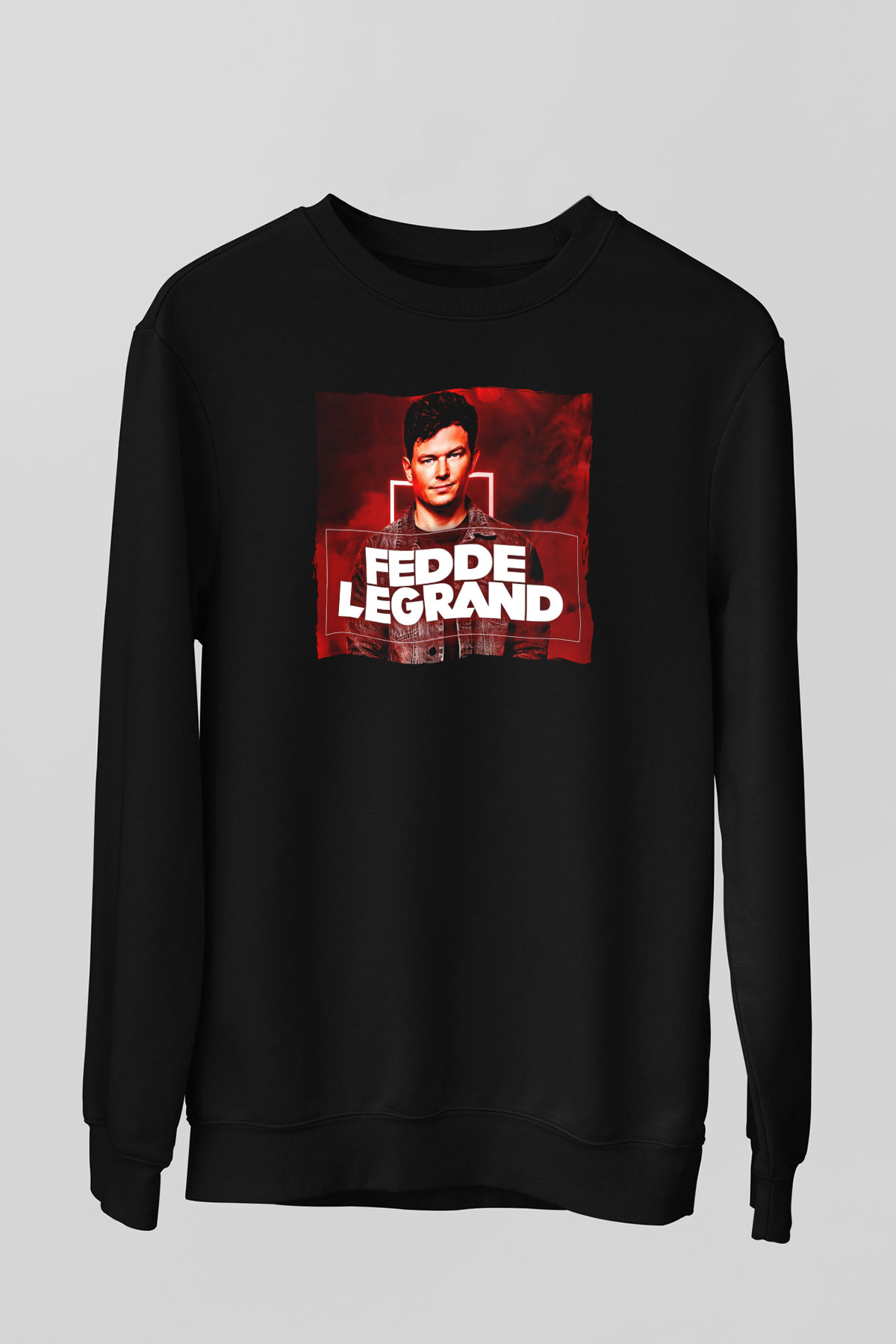 Fedde Le Grand Siyah Unisex Sweatshirt